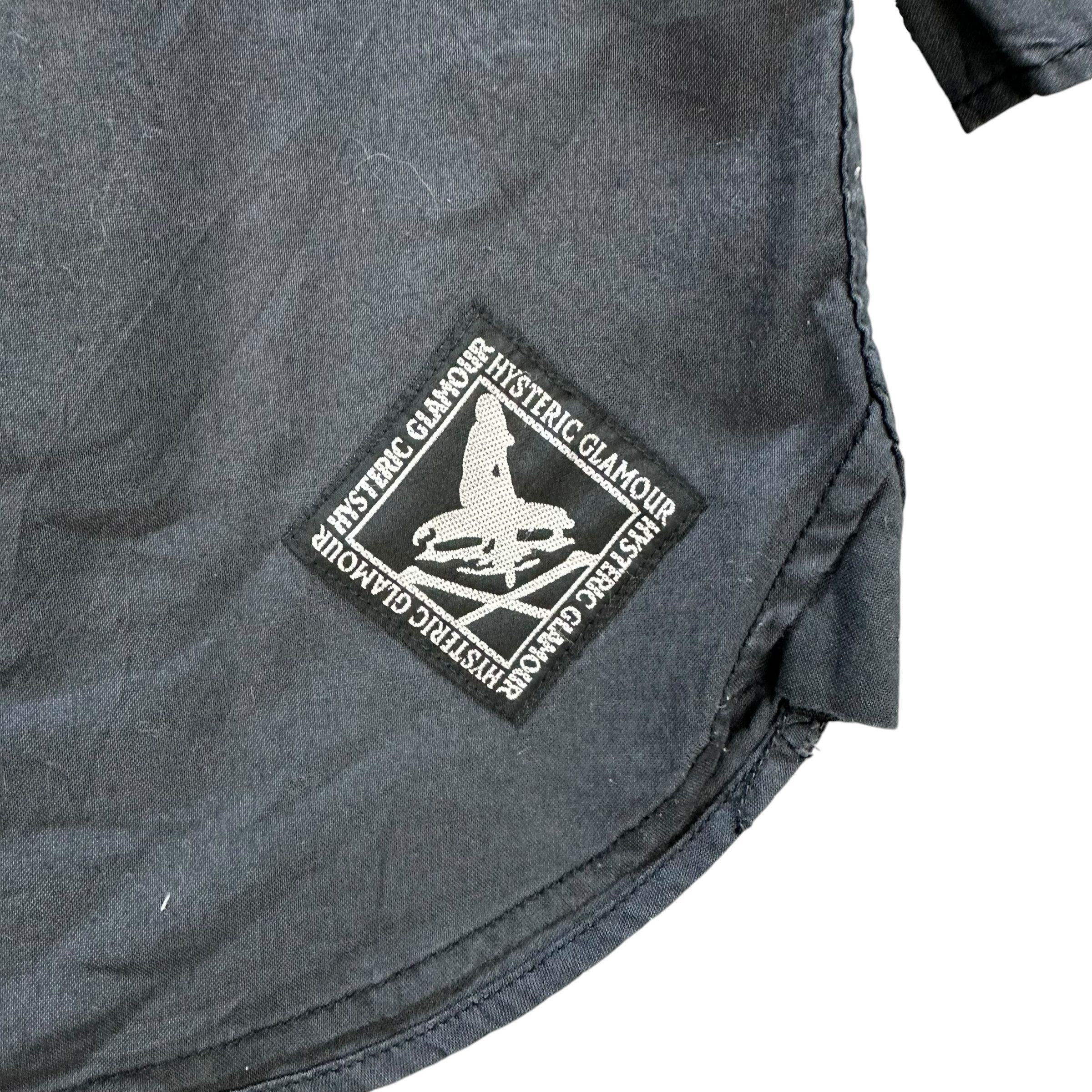 Hysteric Glamour HYSTERIC GLAMOUR 3 Quarter Sleeve Button Up Shirt #A55-1265 Size US XS / EU 42 / 0 - 7 Thumbnail
