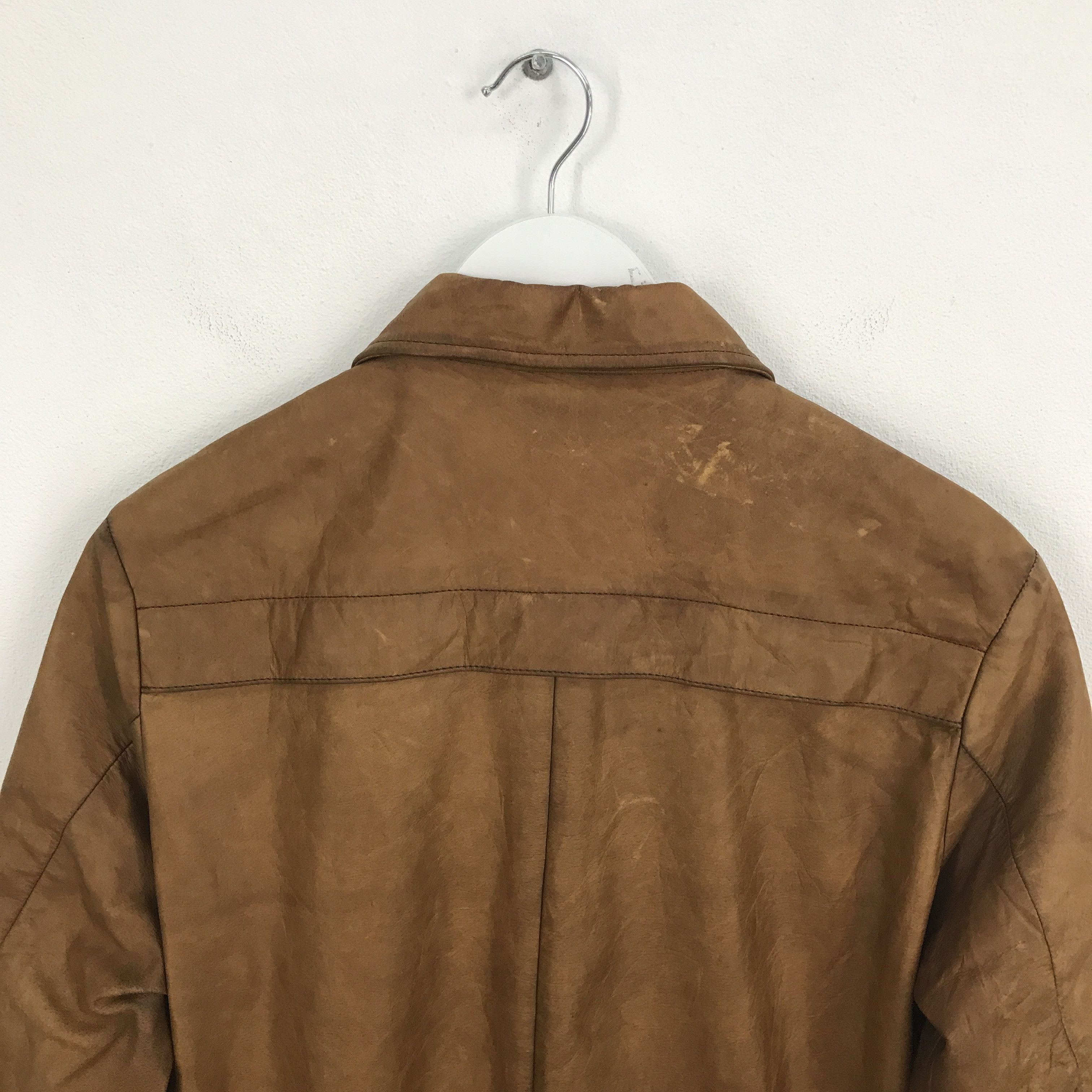 Japanese Brand Japan Liquid leather Bomber jacket Size US M / EU 48-50 / 2 - 4 Thumbnail