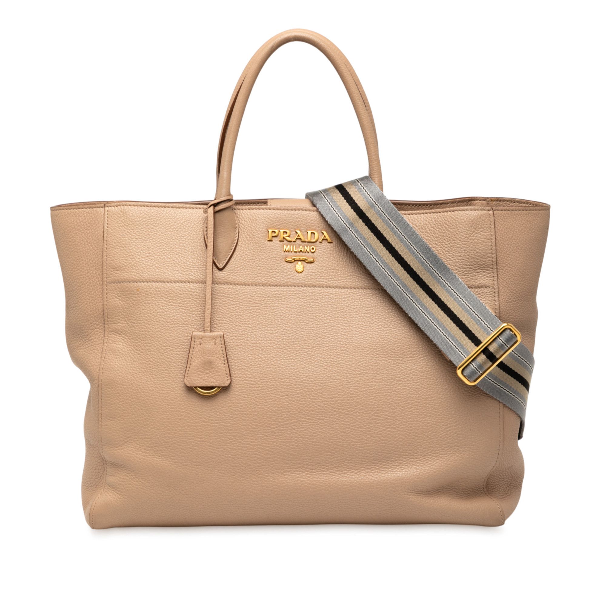 Prada Prada Vitello Phenix Open Convertible Tote Size ONE SIZE - 1 Thumbnail