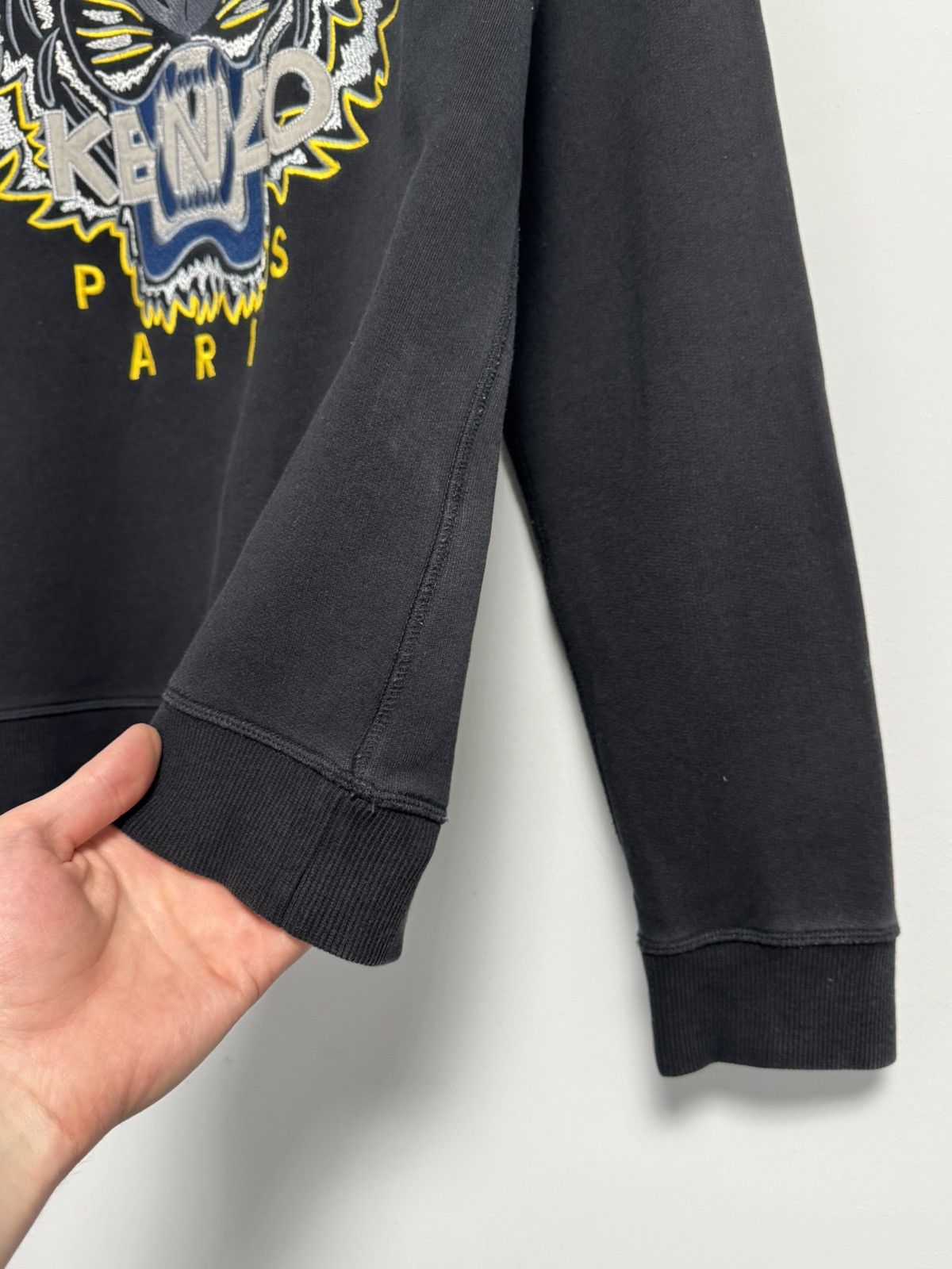 Kenzo Kenzo Paris Black Tiger Sweatshirt Streetwear Style Size US M / EU 48-50 / 2 - 10 Thumbnail