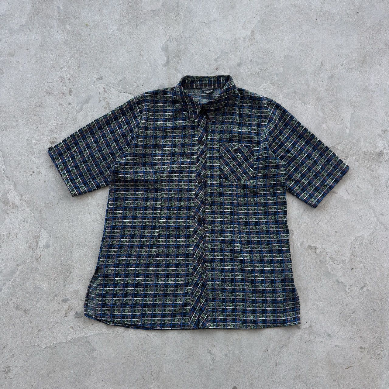 Yves Saint Laurent Vintage 90s Yves Saint Lauren Short Sleeve Button Ups Shirt Size US XL / EU 56 / 4 - 1 Thumbnail