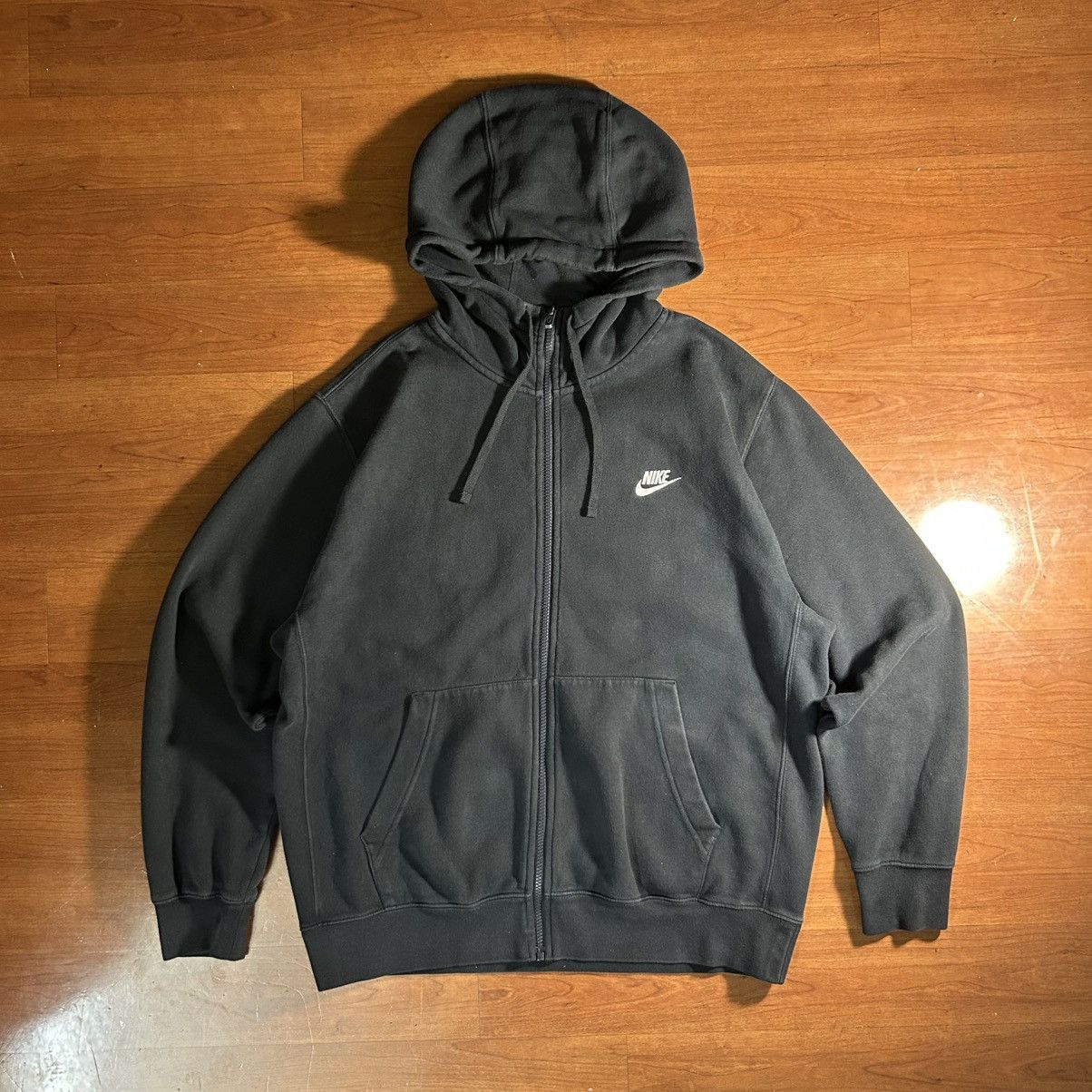 Nike Nike Black Zip Hoodie — Men’s Large Size US L / EU 52-54 / 3 - 1 Thumbnail