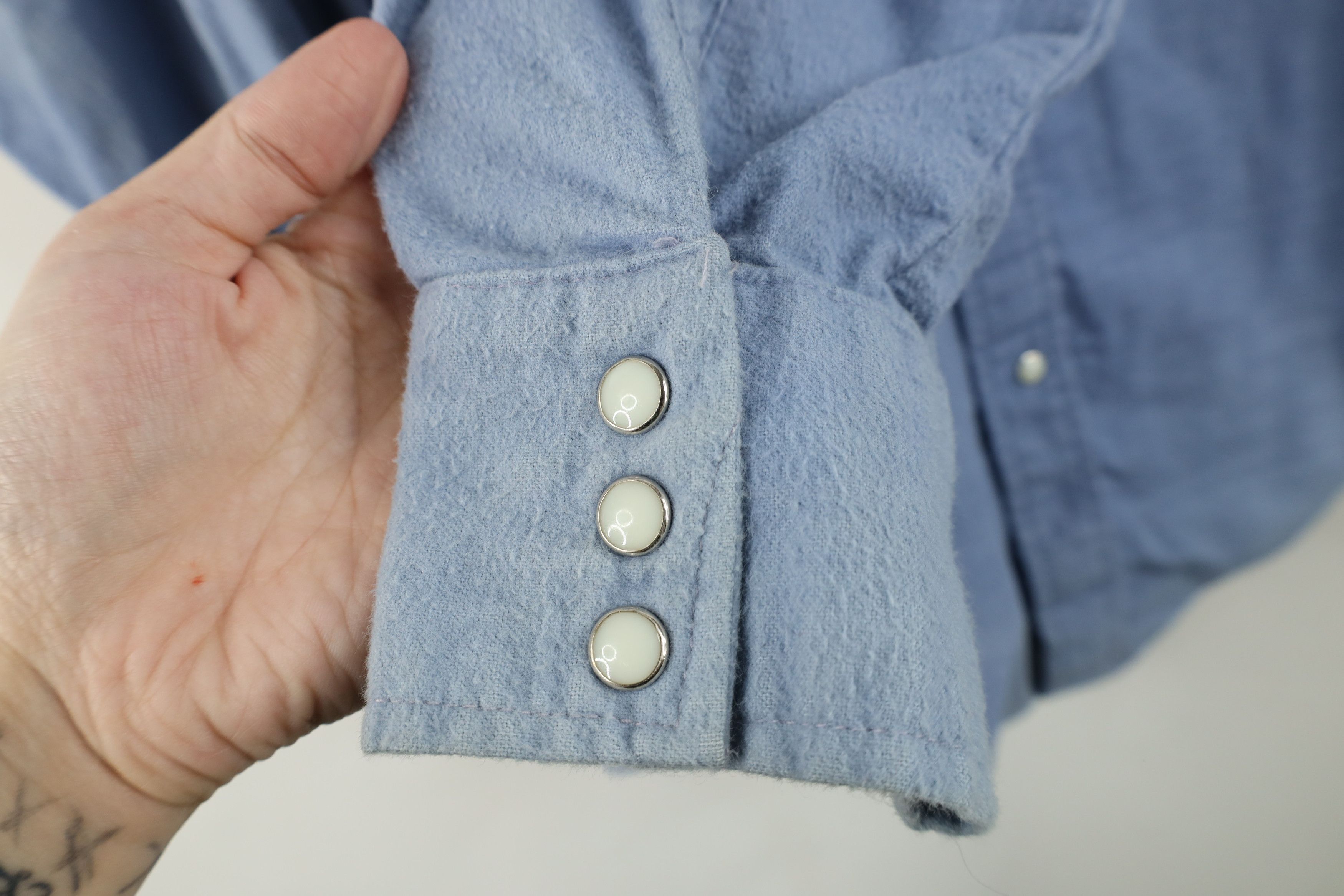 Vintage Vintage 70s Streetwear Chamois Cloth Button Shirt USA Size US L / EU 52-54 / 3 - 5 Thumbnail