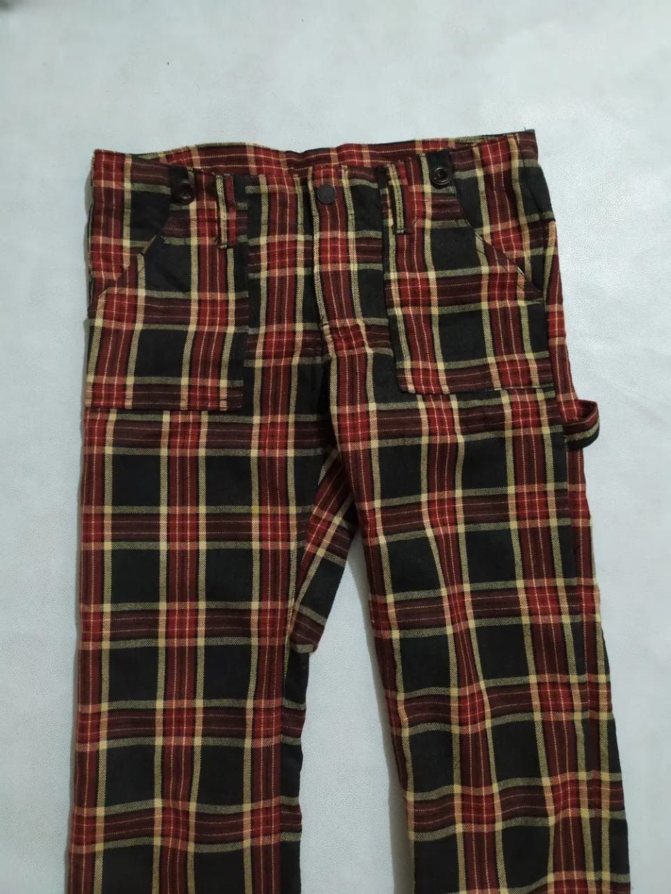 Japanese Brand Peace Japanese Checkered Pants Size US 27 - 2 Thumbnail