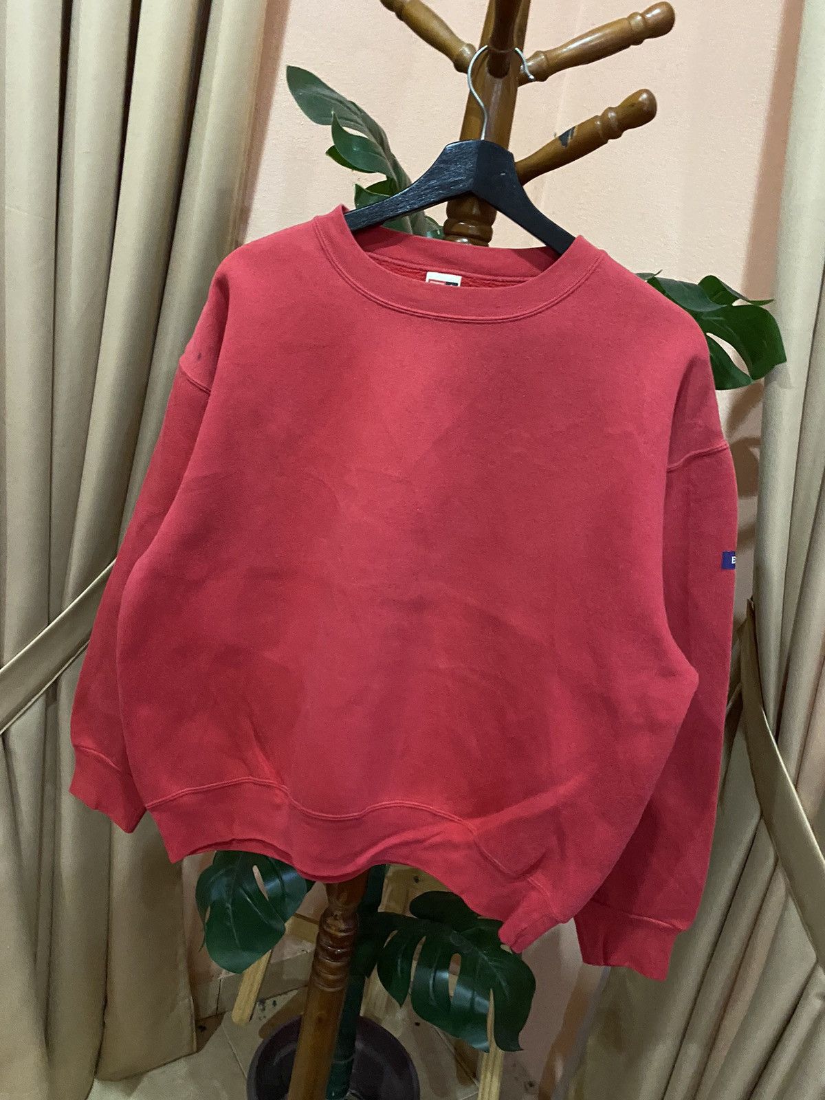Edwin Vintage Edwin Sportswear Red Crewneck Sweatshirt Size US L / EU 52-54 / 3 - 2 Thumbnail