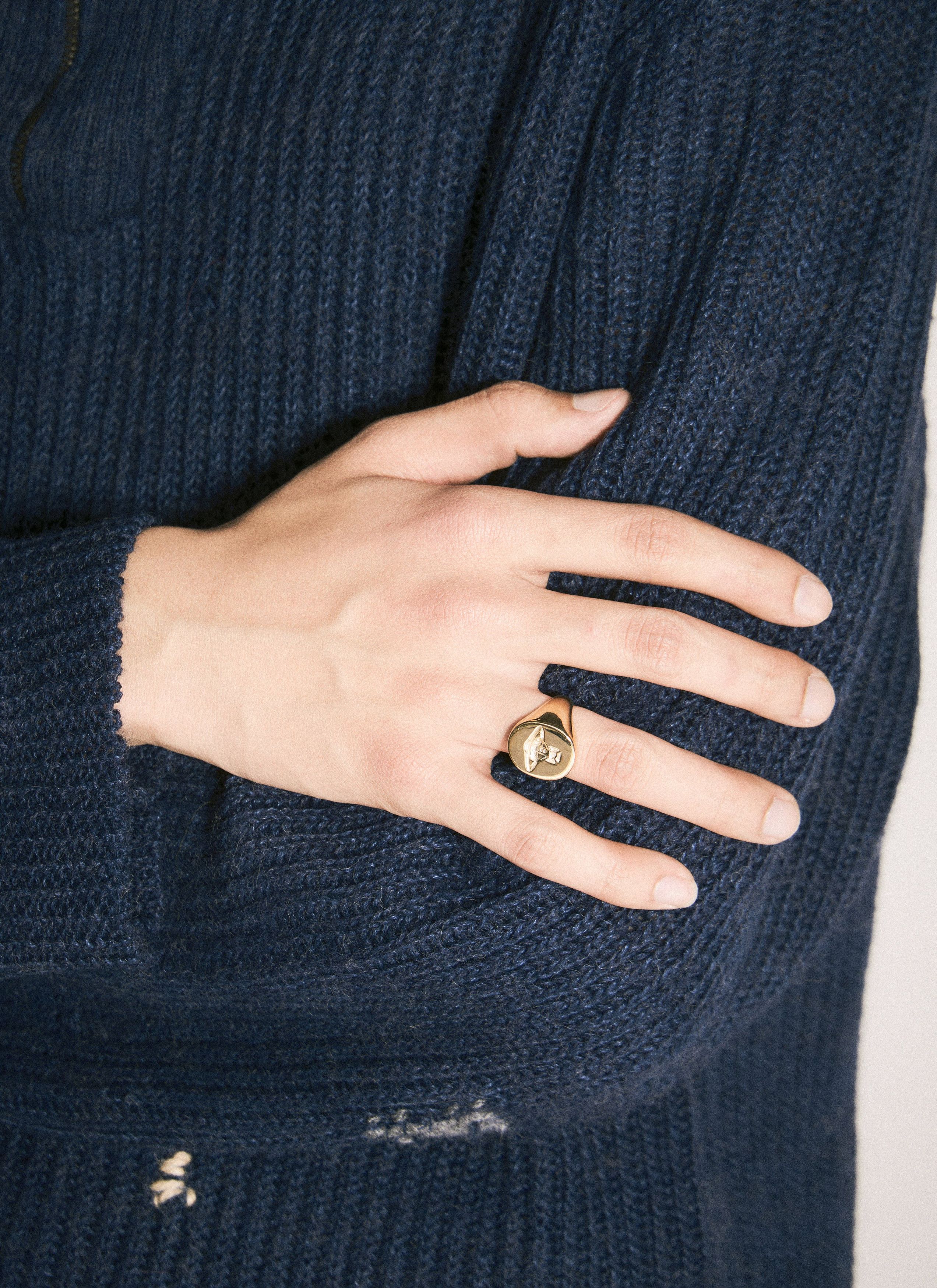 Vivienne Westwood Seal Ring Size ONE SIZE - 1 Thumbnail