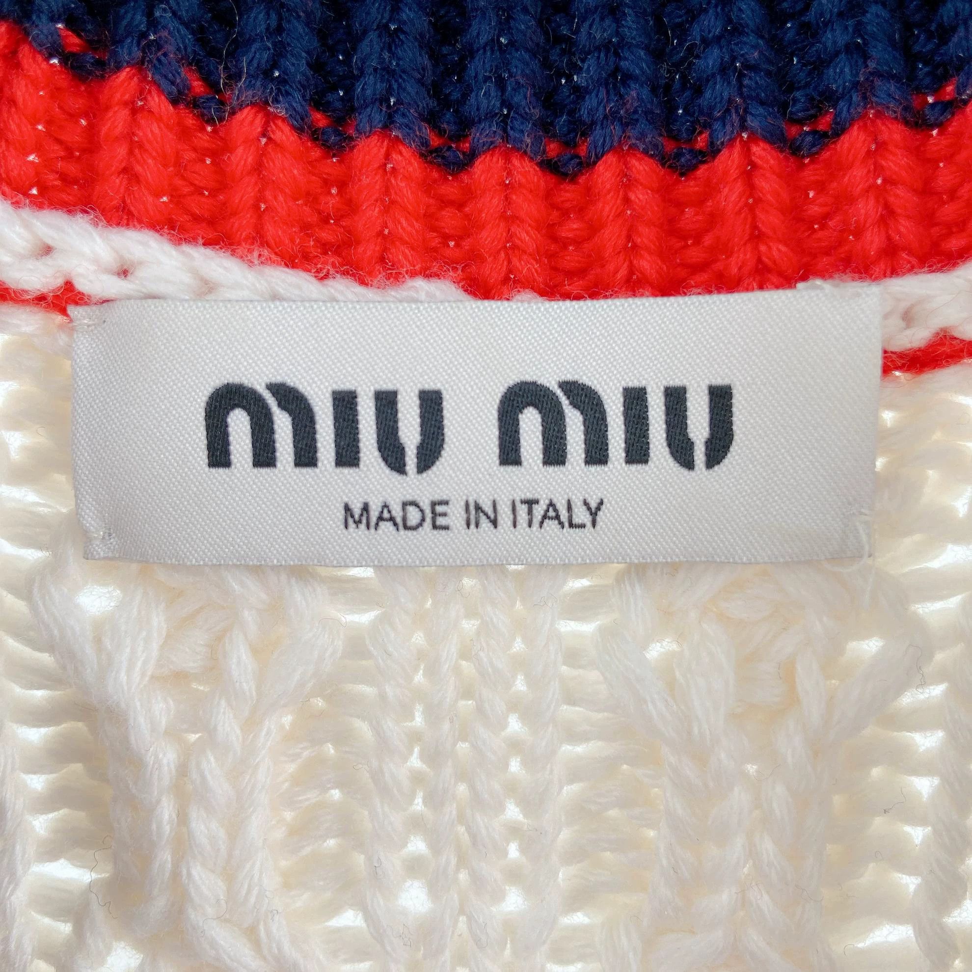 Miu Miu MIU MIU Women's Preppy Cardigan Size 40 Size S / US 4 / IT 40 - 7 Thumbnail