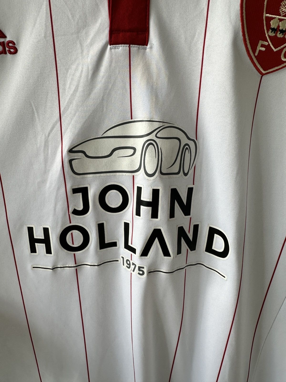 Adidas Sheffield United 2015/16 Adidas Soccer Jersey Blockcore L Size US XL / EU 56 / 4 - 4 Thumbnail