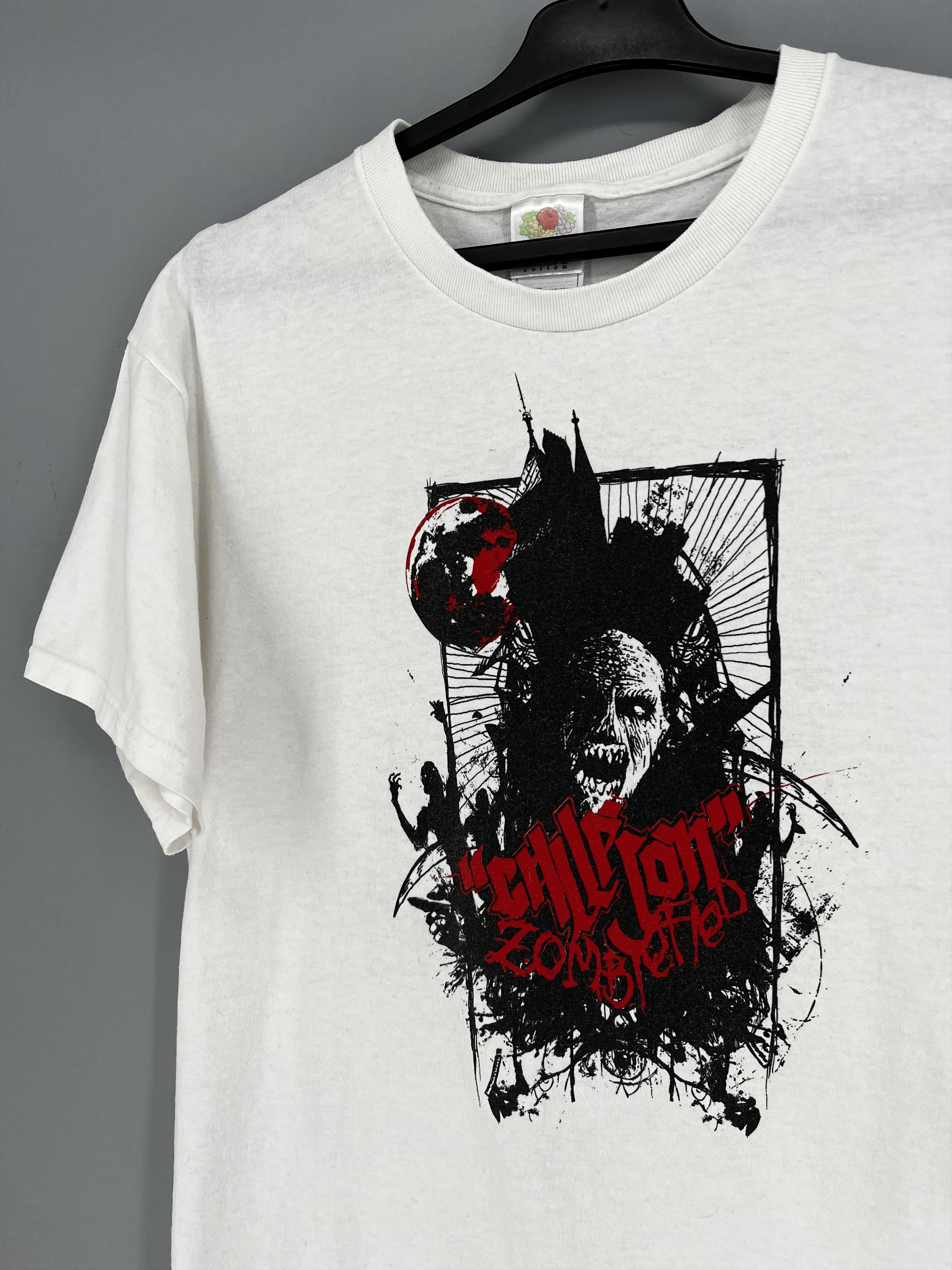 Band Tees ALIEN SEX FIEND RARE ZOMBIFIED LONGSLEEVE NIK FIEND ROCK 90s Size US L / EU 52-54 / 3 - 7 Thumbnail