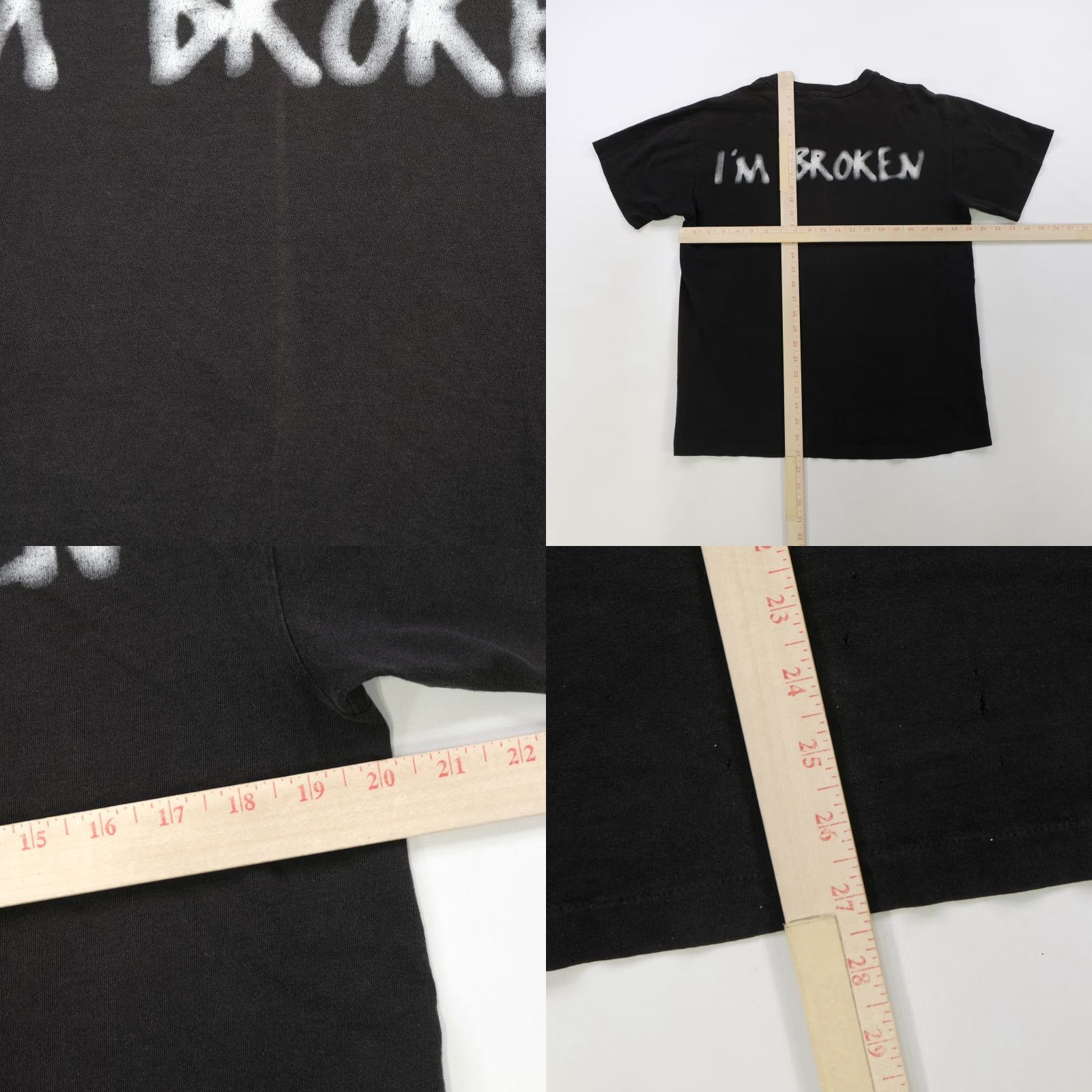 VINTAGE Rare Pantera Far Beyond Driven 1994 Tour I’m Broken T Shirt 90s Black L Mens T-Shirt Hanes Short Sleeve Cotton Middle Age?