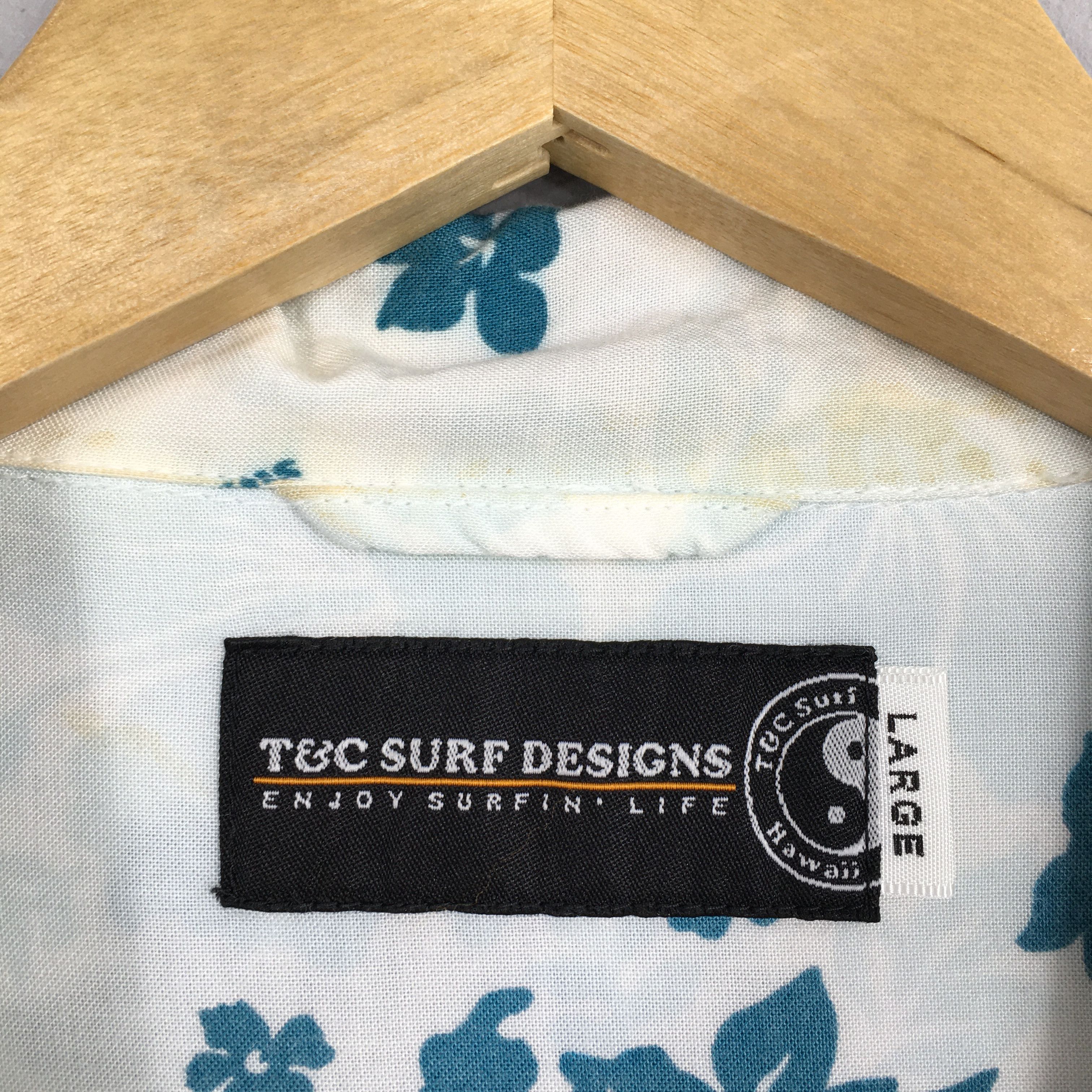Other Vintage T&C Surf Designs Hibiscus Flower Tropical Hawaii Size US L / EU 52-54 / 3 - 5 Thumbnail