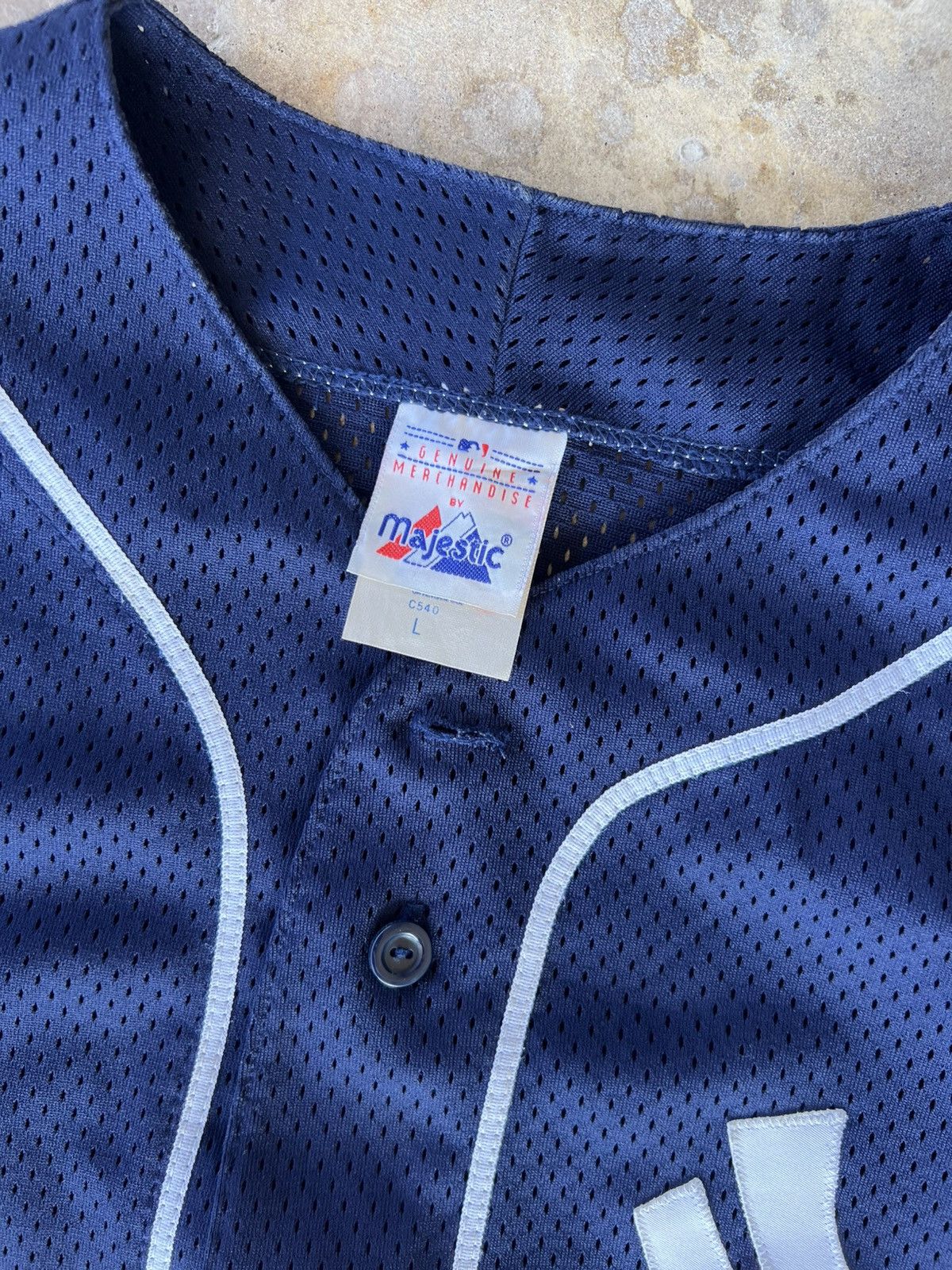 Vintage Vintage MLB New York Yankees Baseball Jersey Size US L / EU 52-54 / 3 - 3 Thumbnail