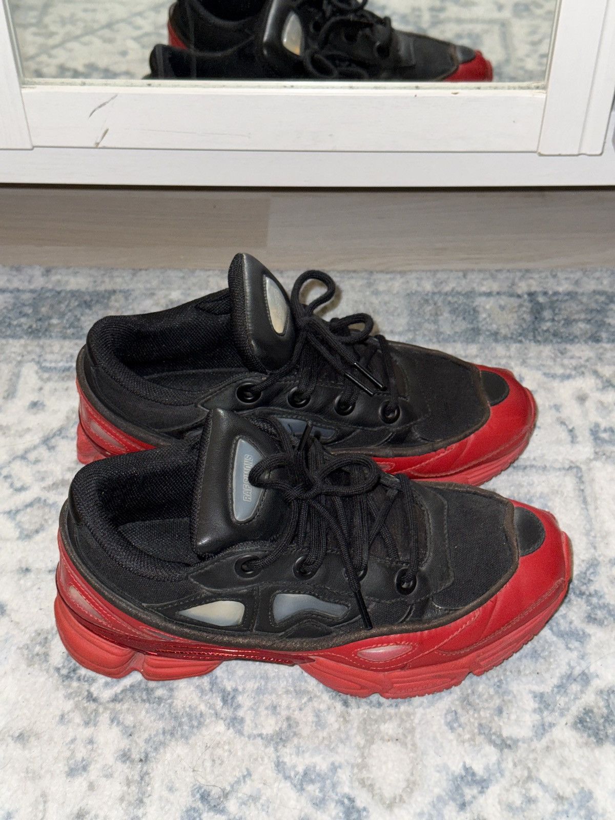 Raf Simons Adidas x Raf Simons Ozweego Skarlet red Size US 7 / EU 40 - 1 Thumbnail