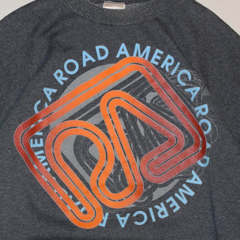 Tultex × Vintage Vintage 90s Road America Racing Track Sweatshirt - Large Size US L / EU 52-54 / 3 - 2 Thumbnail