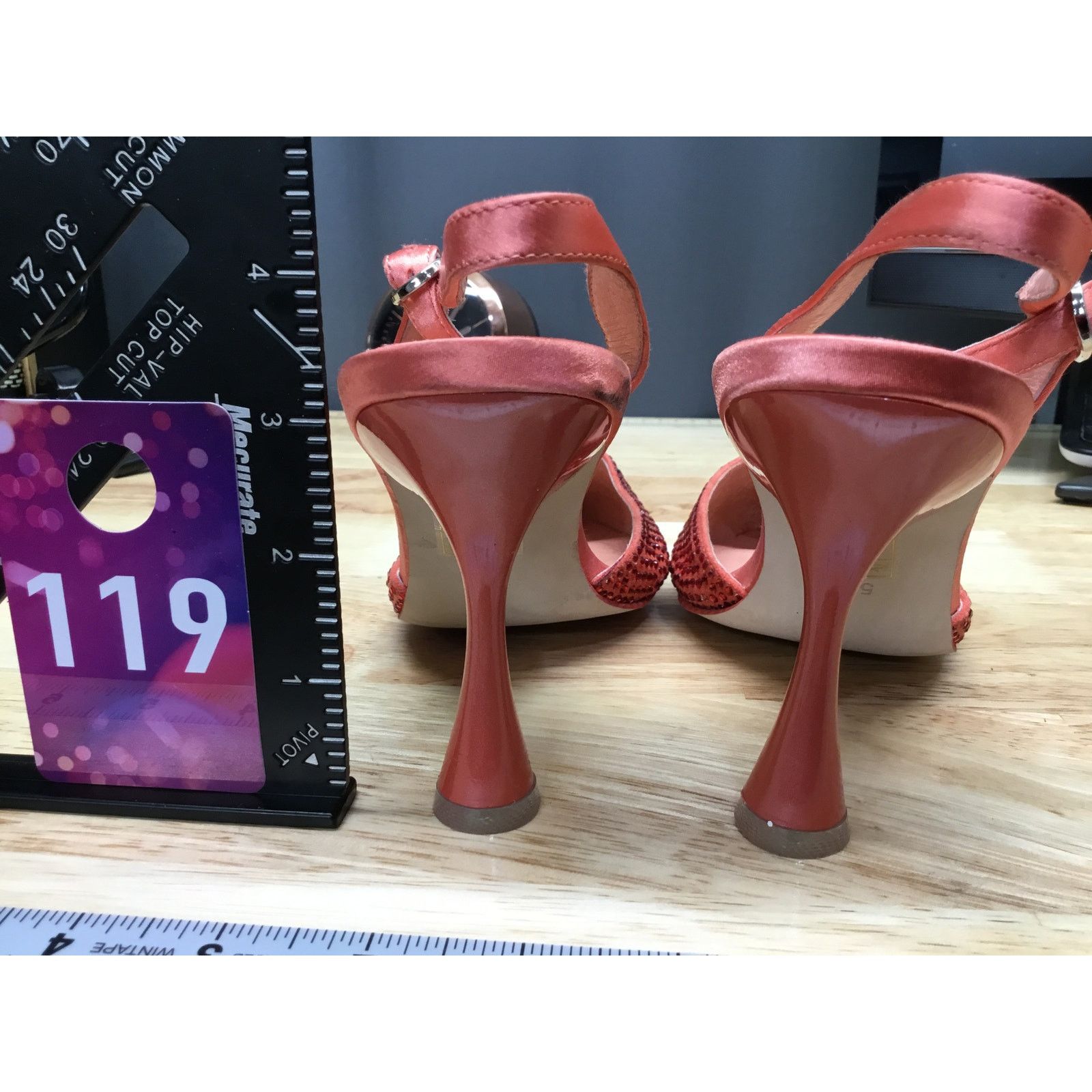 Jeffrey Campbell Jeffrey Campbell Zivote Red Rhinestone Women's 5.5 Pump Heel Size US 5.5 / IT 35.5 - 3 Thumbnail