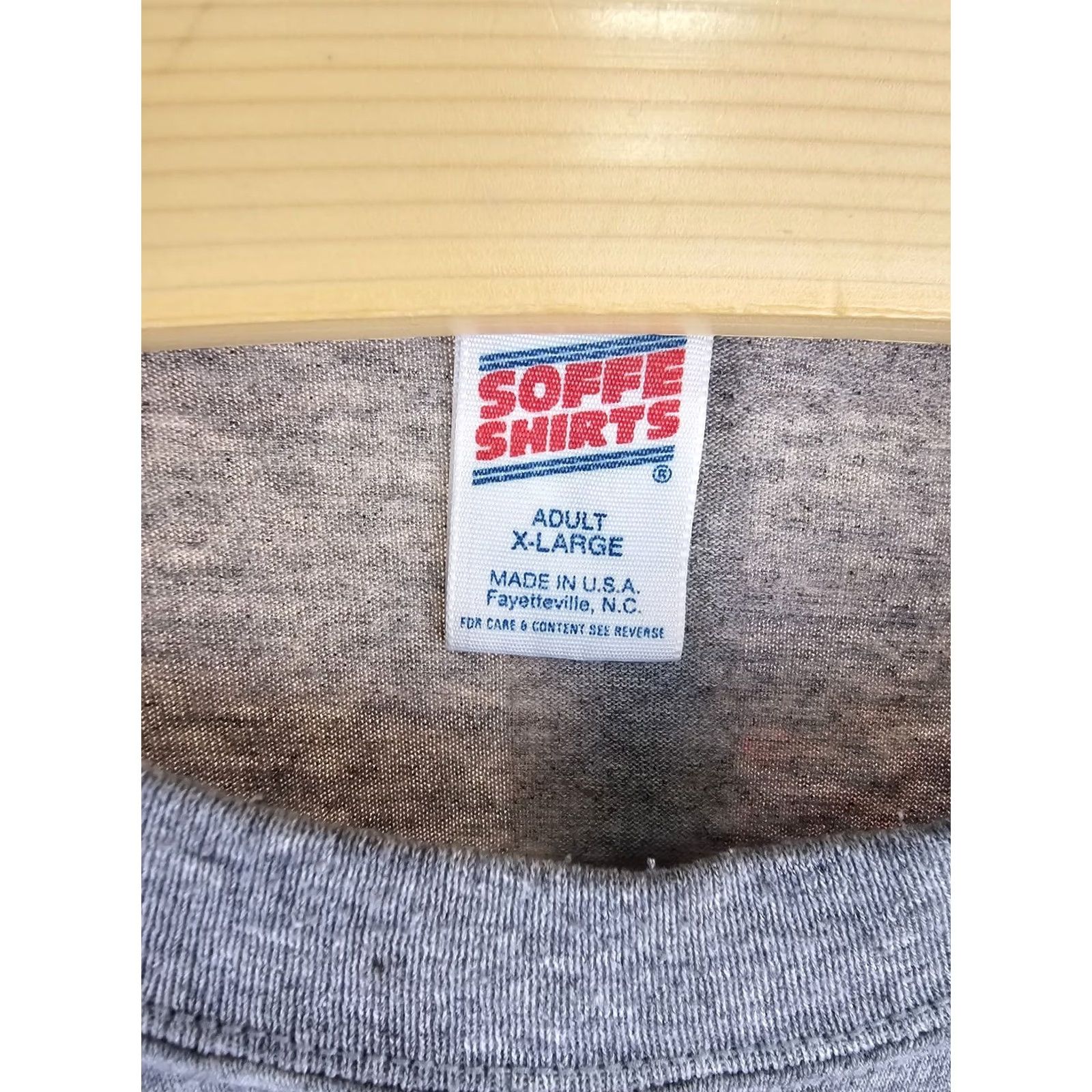 Soffe VINTAGE 90' USA ARMY Gray Soffe T-Shirt SZ XLARGE Shirt Mens Size US XL / EU 56 / 4 - 3 Thumbnail