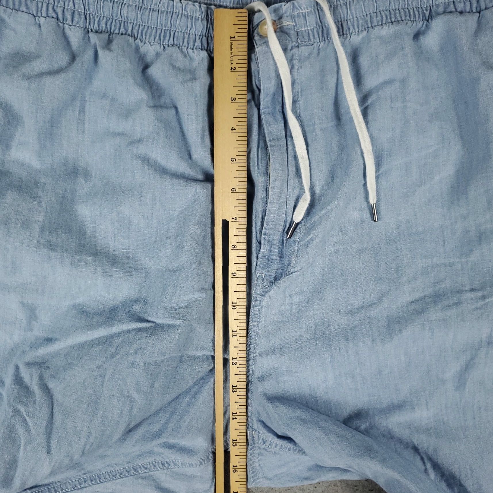 Ralph Lauren Ralph Lauren Pants Mens Big 4XB 46x29 Chino Trousers Light Blue 46 in Waist Regular Fit Straight Front Pockets Logo Cotton Kn t Size US 39 - 5 Thumbnail