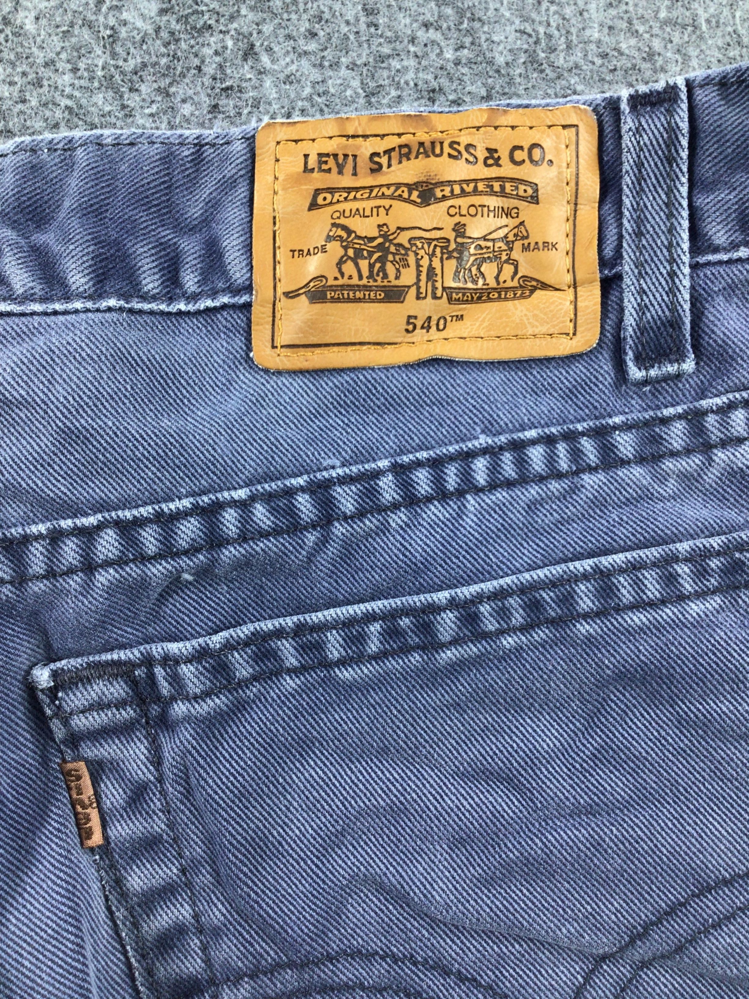 Levi's Vintage 90s Levis 540 Jeans Distressed Denim KJ283 Size US 34 / EU 50 - 5 Thumbnail