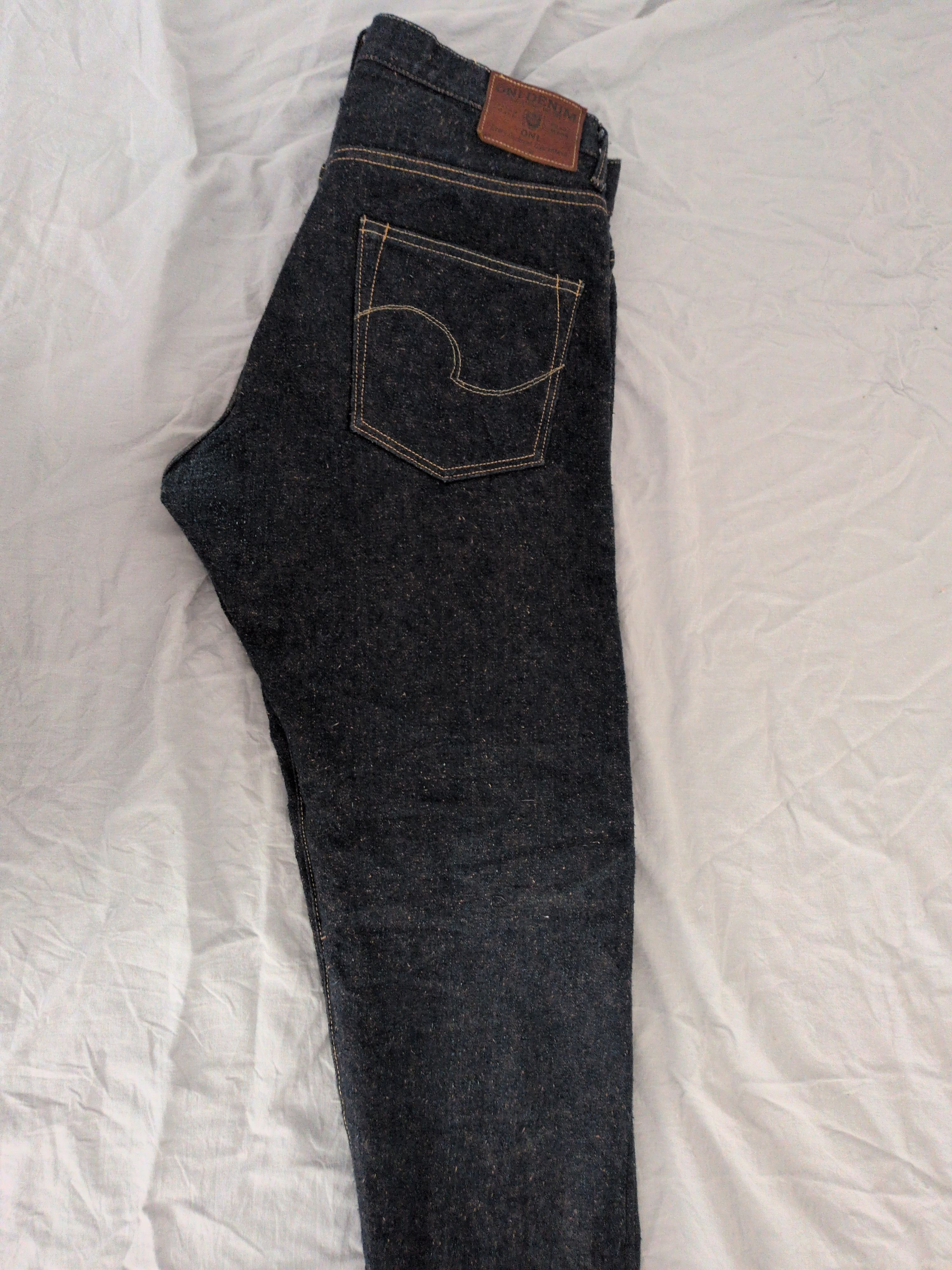 Oni ONI902CCD-MOCA 15oz Crushed Concrete High rise Relax Tapered Size US 33 - 3 Thumbnail