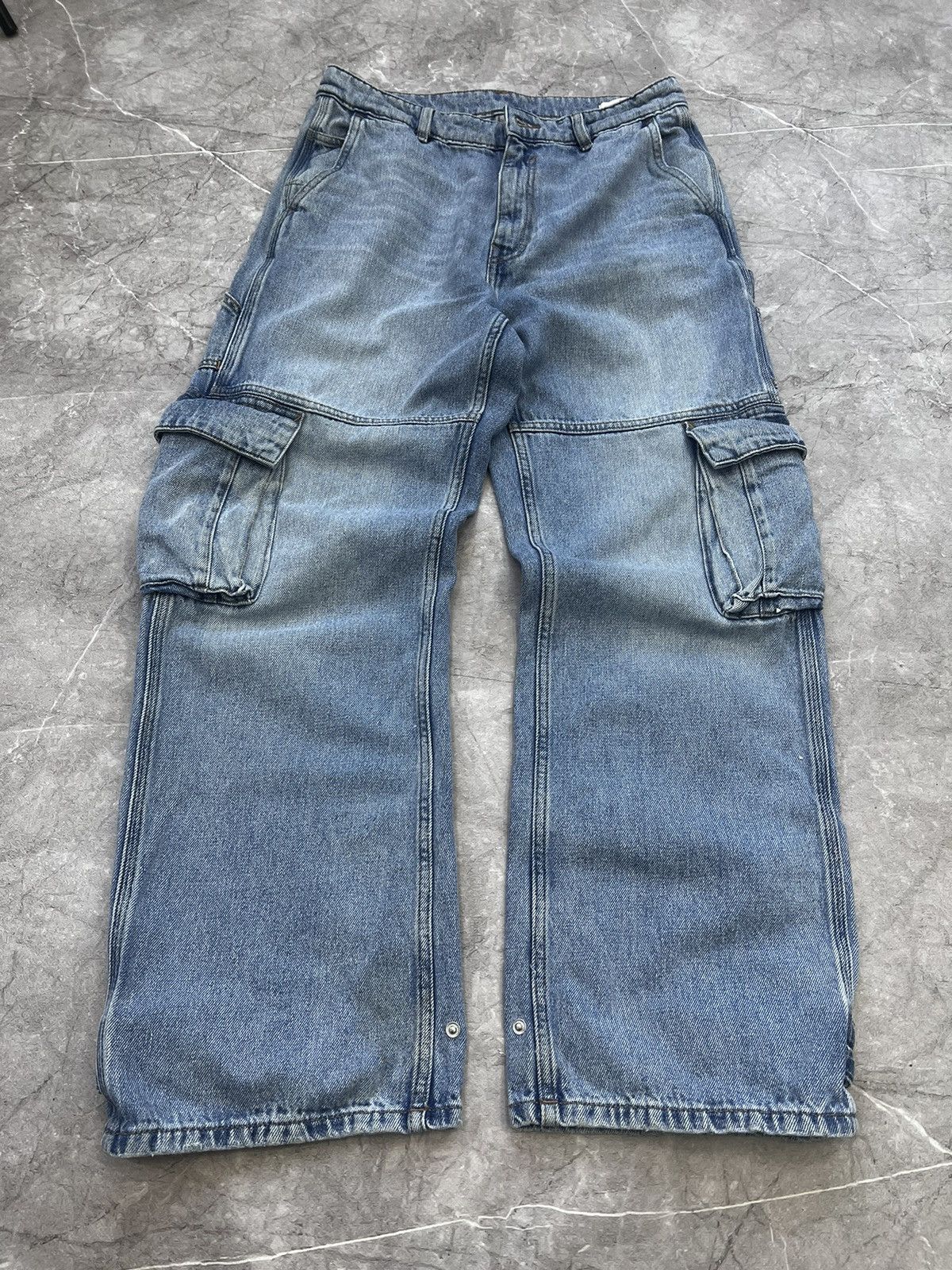 Hysteric Glamour × If Six Was Nine × Le Grande Bleu (L.G.B.) 2000s Unknown Japanese Bondage Cargo Pants y2k style Size US 31 - 2 Thumbnail