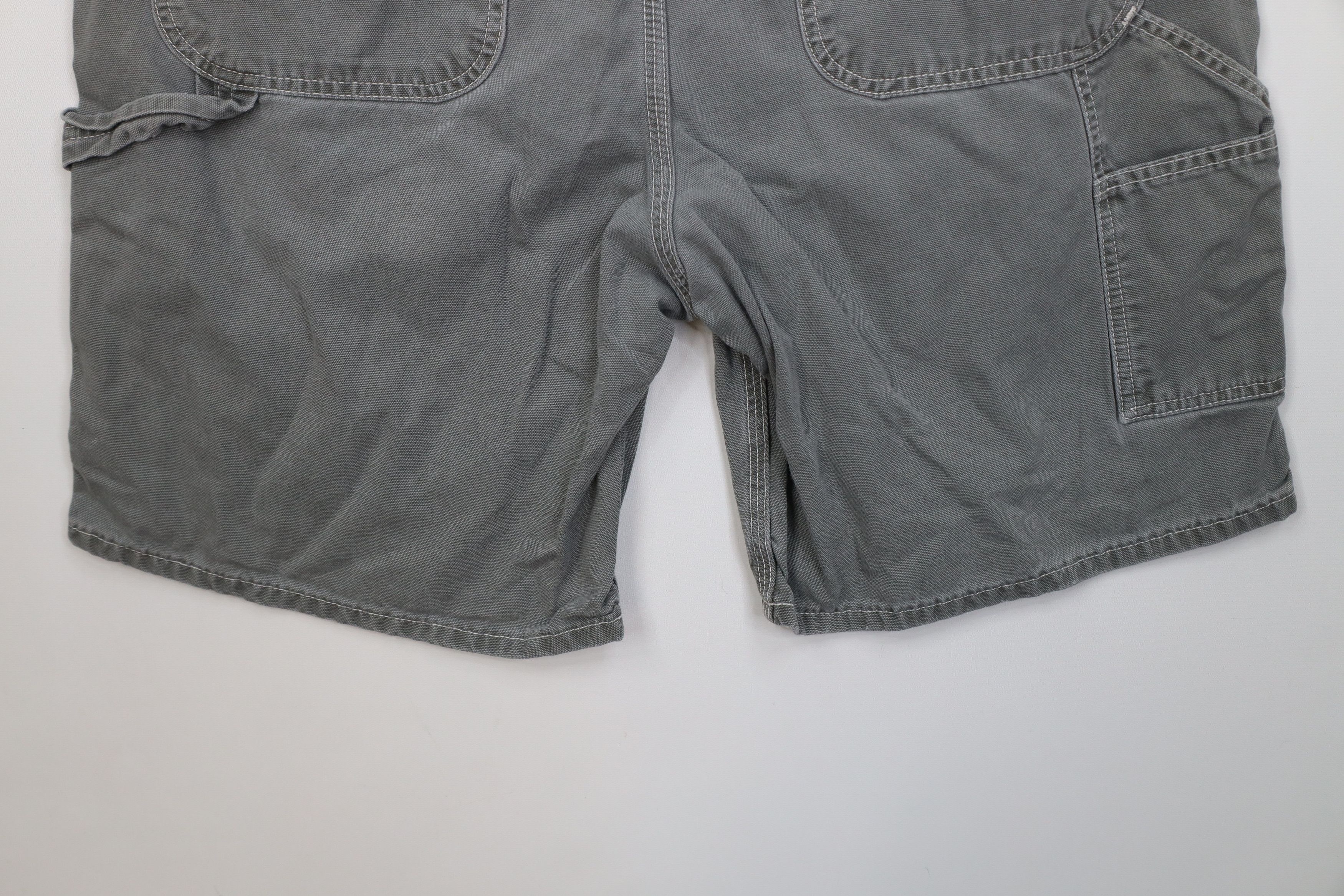 Gap Vintage Y2K 2001 Gap Surplus Stonewash Dungaree Shorts Size US 34 / EU 50 - 10 Thumbnail