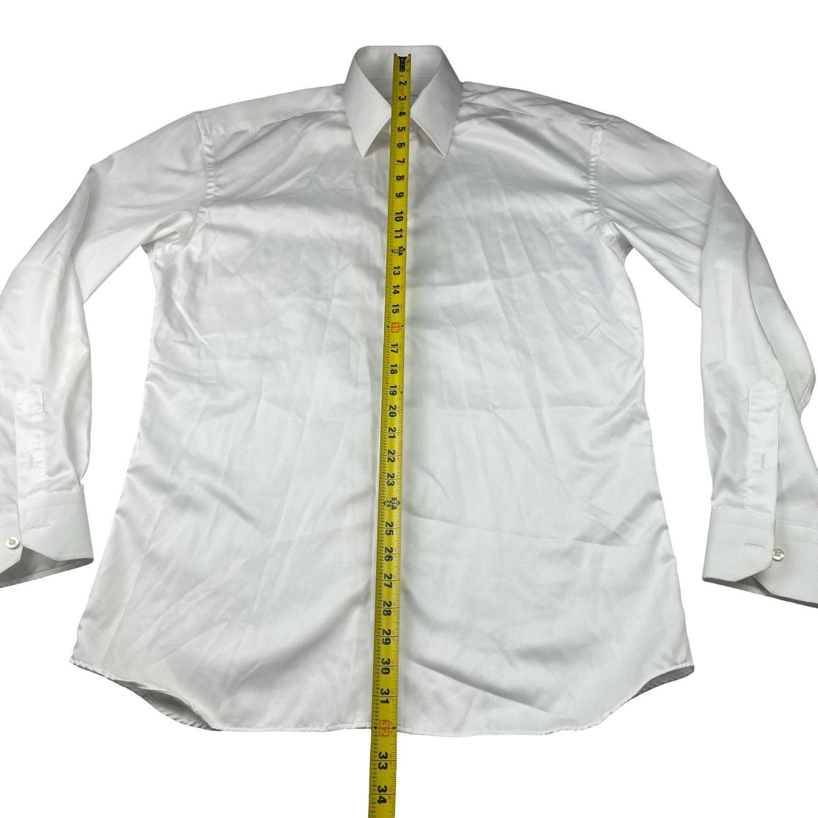 Other Furkan Korkmaz Men's Bespoke Custom 100% Cotton L/S Dress Sh Size US L / EU 52-54 / 3 - 6 Thumbnail