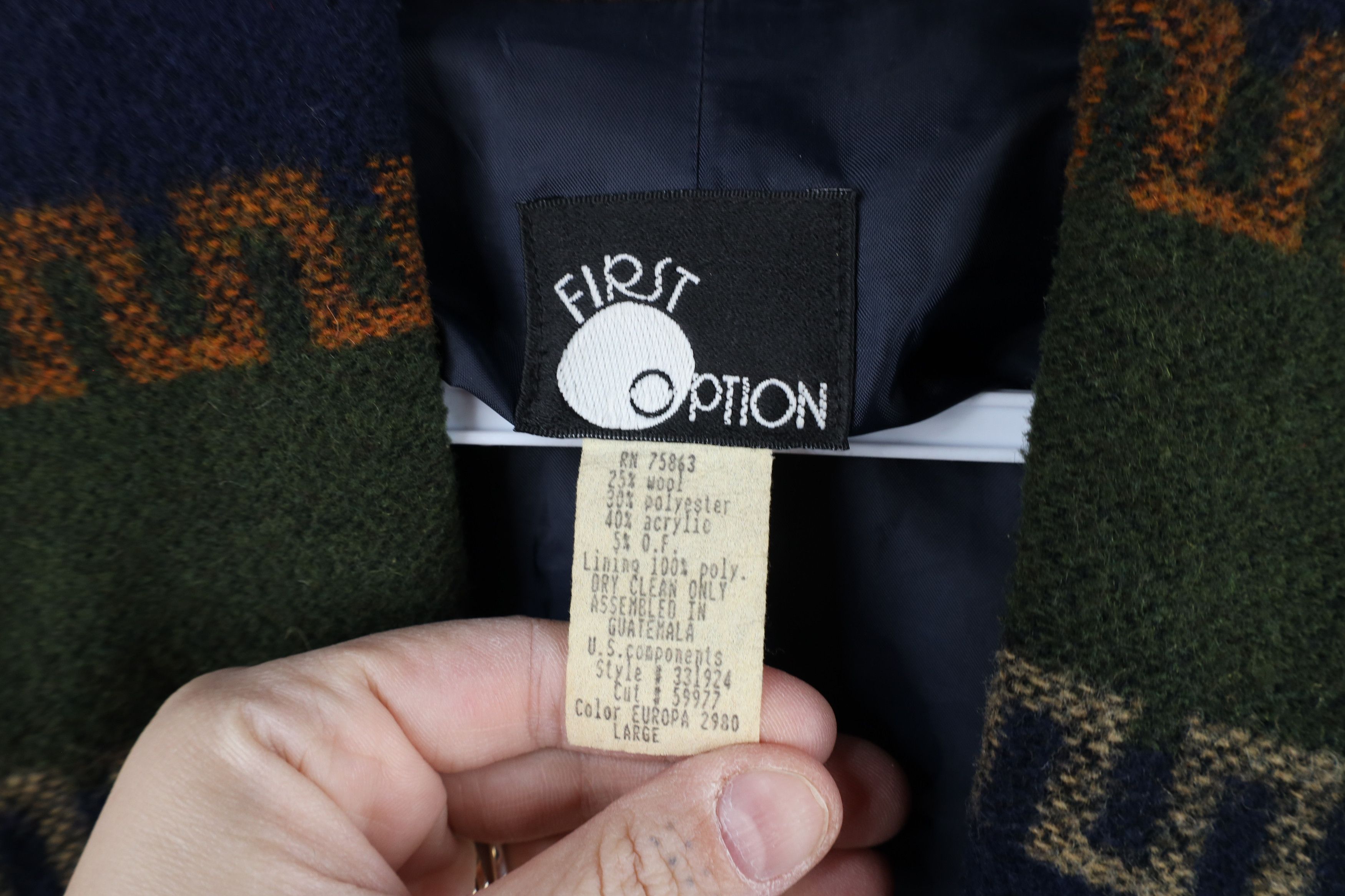 Vintage Vintage 90s Streetwear Rainbow Southwestern Blazer Jacket Size L / US 10 / IT 46 - 7 Thumbnail