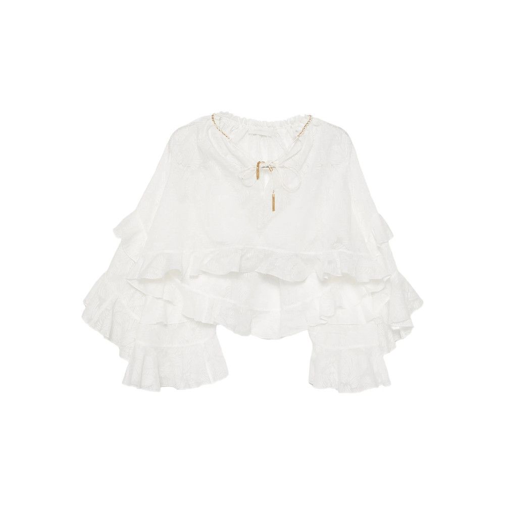 Zimmermann Zimmermann WHITE Tops - Blouses Size M / US 6-8 / IT 42-44 - 1 Thumbnail