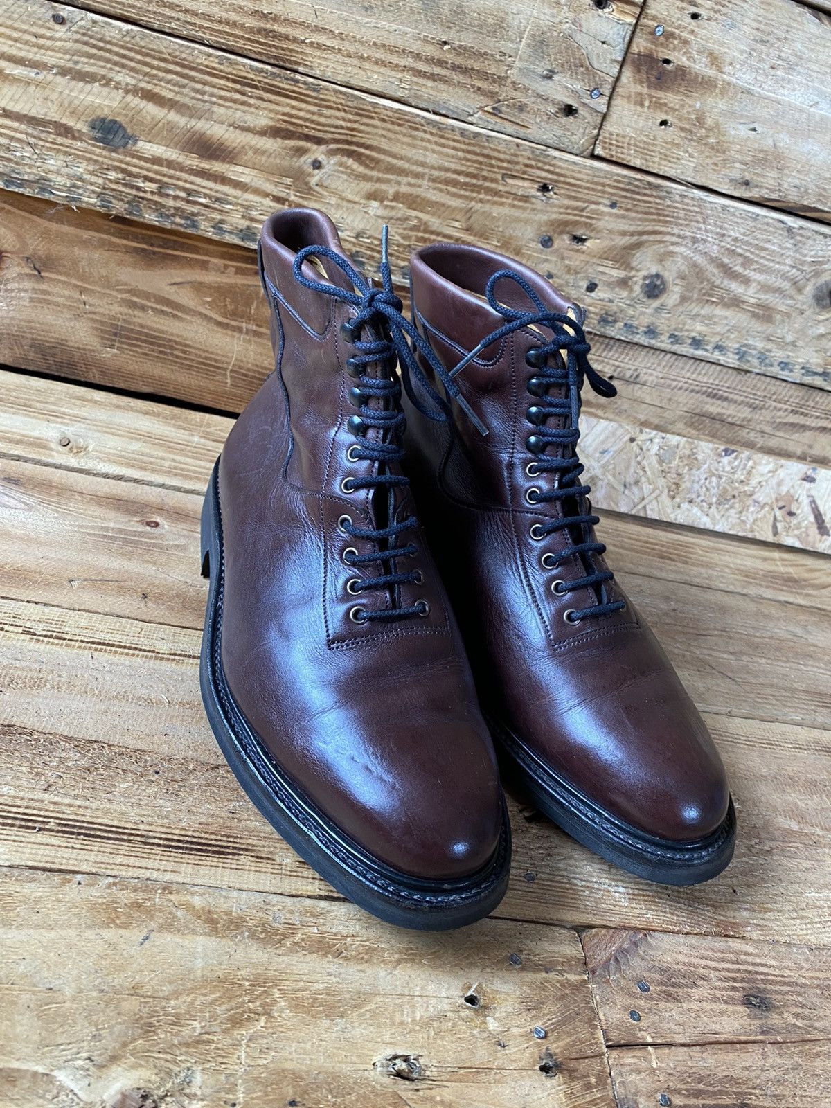 John Lobb John lobb Scott casual leather dress boots uk sz 6EE Size US 7 / EU 40 - 1 Thumbnail