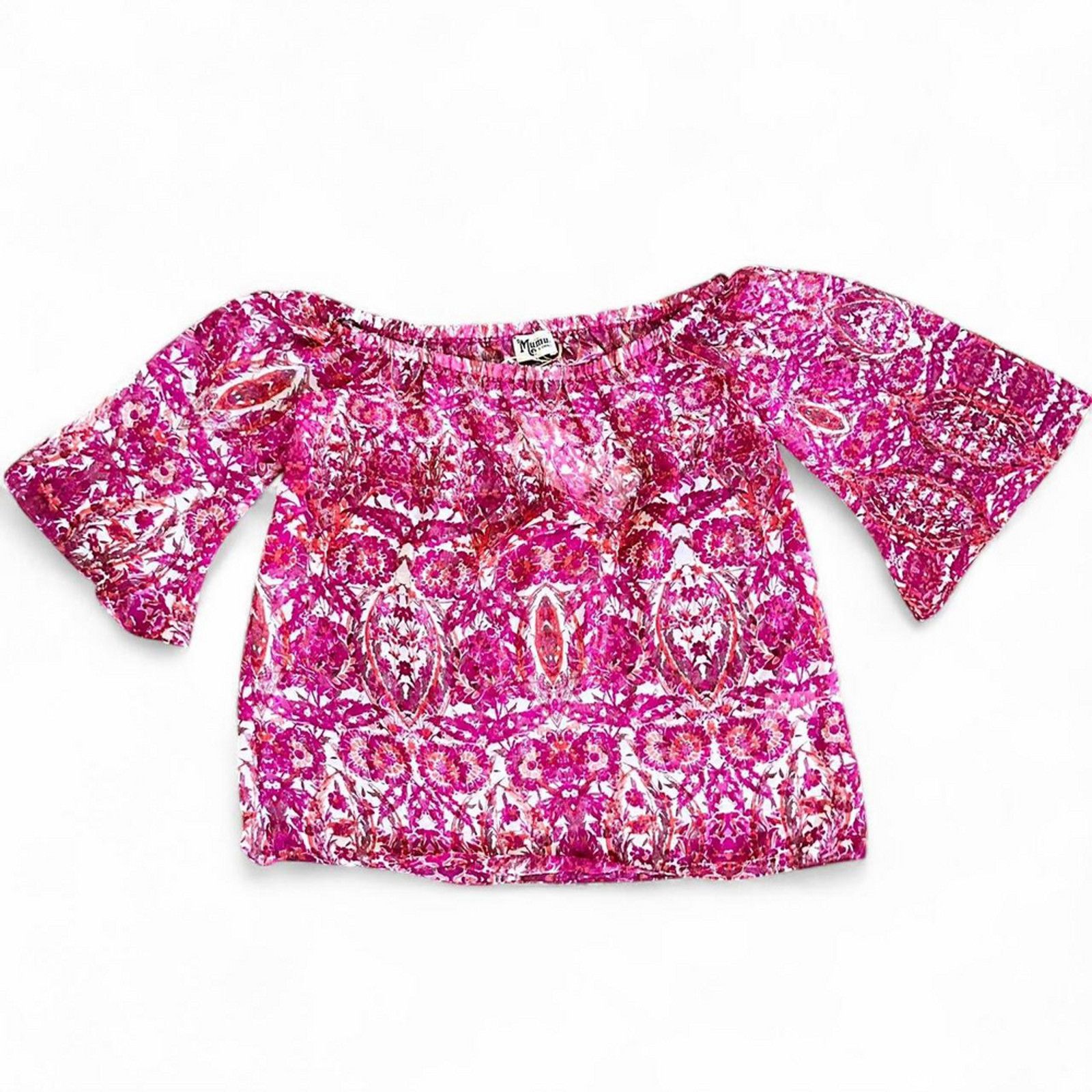 Show Me Your MuMu Show me your mumu wallie tunic paisley sheer off shoulder Size XS / US 0-2 / IT 36-38 - 3 Thumbnail