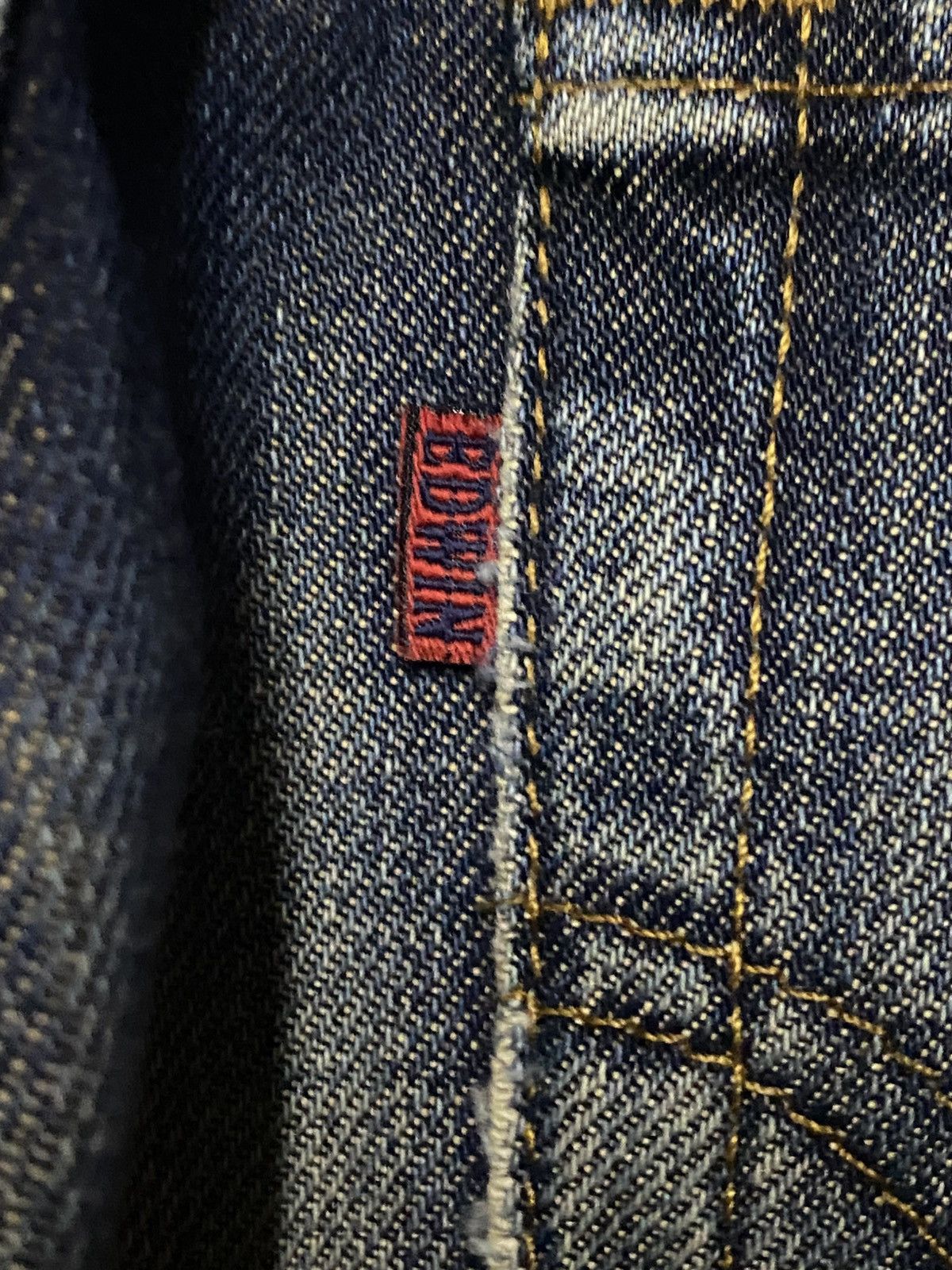 Junya Watanabe Vintage Edwin 503 Mud Wash Distressed Loose Jeans Size US 29 - 10 Thumbnail