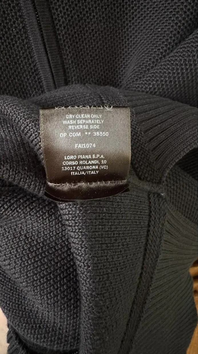 Loro Piana LoroPiana Women's Black Knit Sweater-2508 Size L / US 10 / IT 46 - 6 Thumbnail