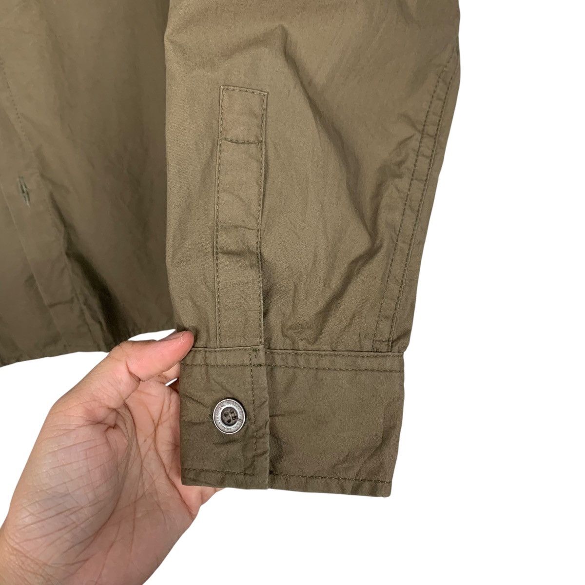 Japanese Brand GALVANIZE DESIGN Long Sleeve Button up Shirt #2473-C111 Size US L / EU 52-54 / 3 - 15 Thumbnail