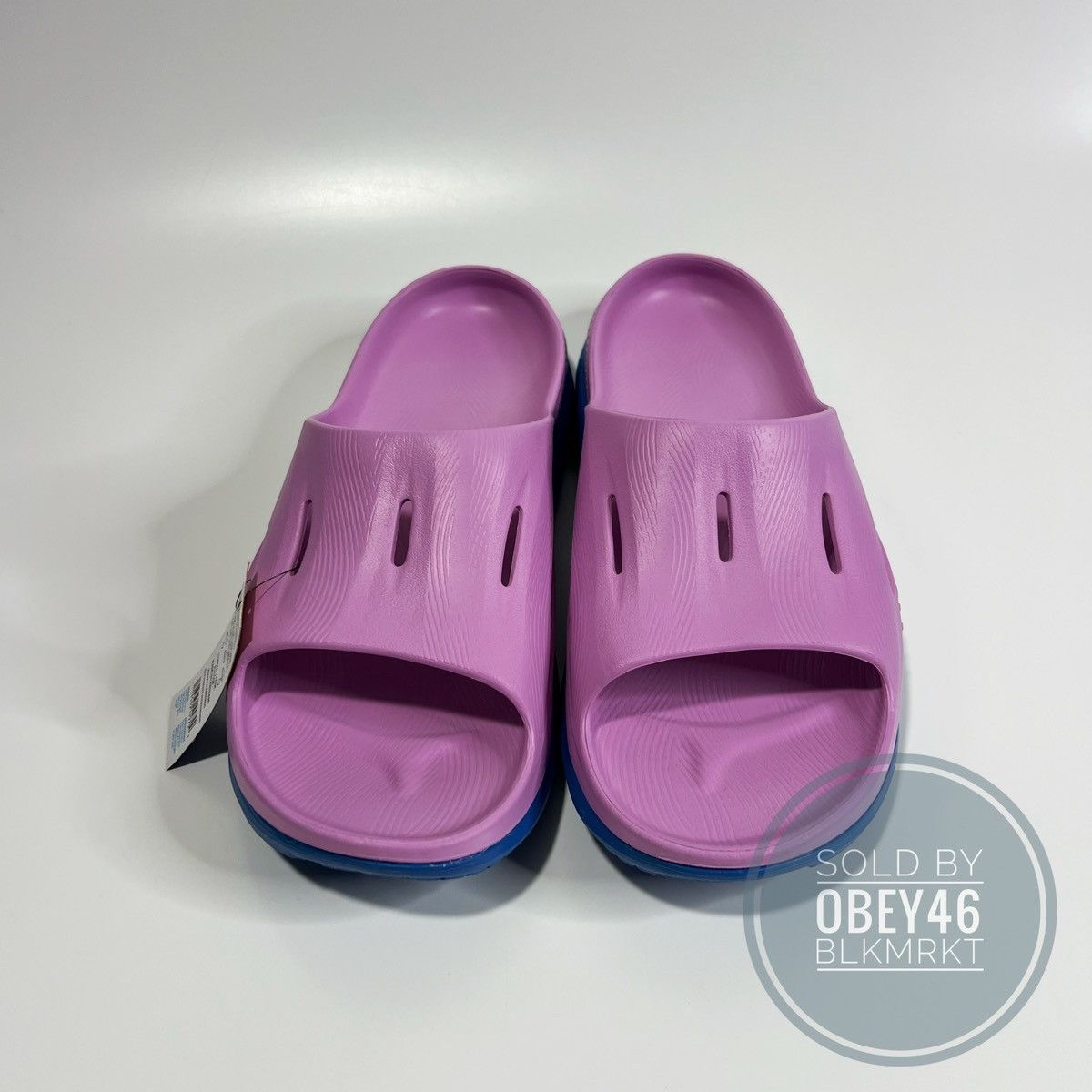 Hoka Hoka Ora Recovery Slide 3 Purple Sky Blue Sandal 14 Size US 14 / EU 47 - 2 Thumbnail