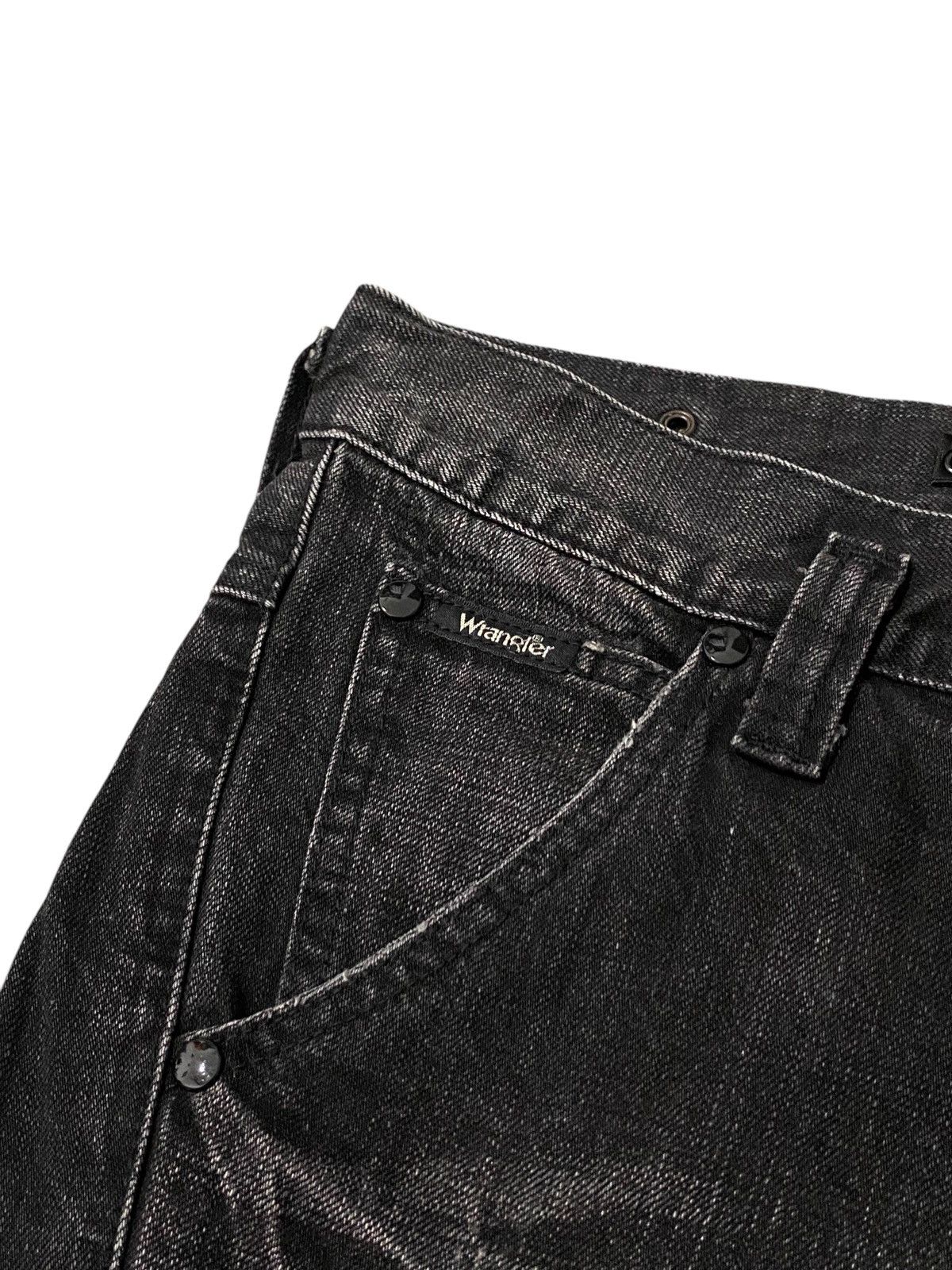 Wrangler Wrangler Washed Old Black Bootcut Denim Size US 33 - 5 Thumbnail