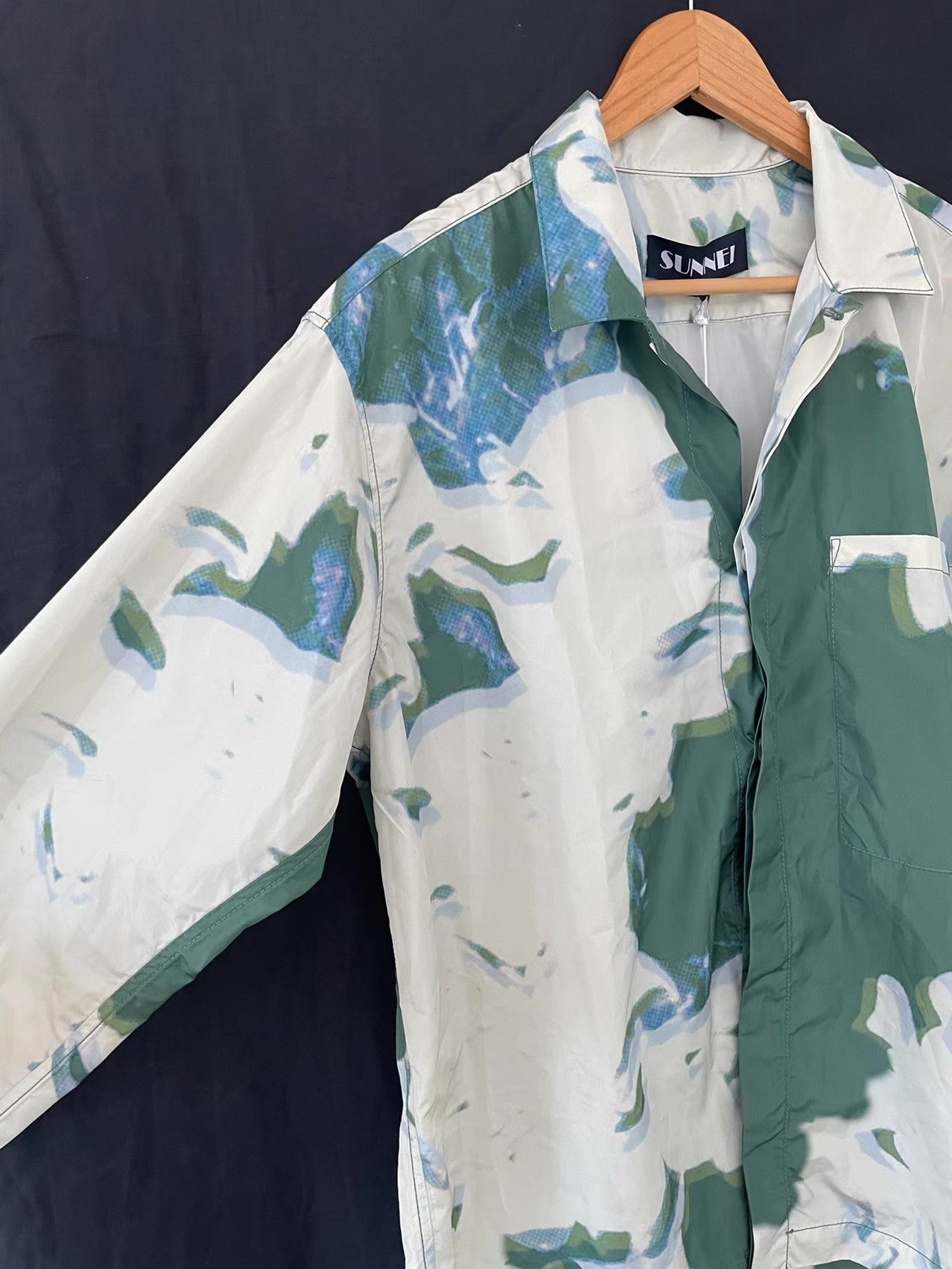 Sunnei Sunnei Printed Lightweight Jacket Shirt Ｑ21 Size US XL / EU 56 / 4 - 3 Thumbnail