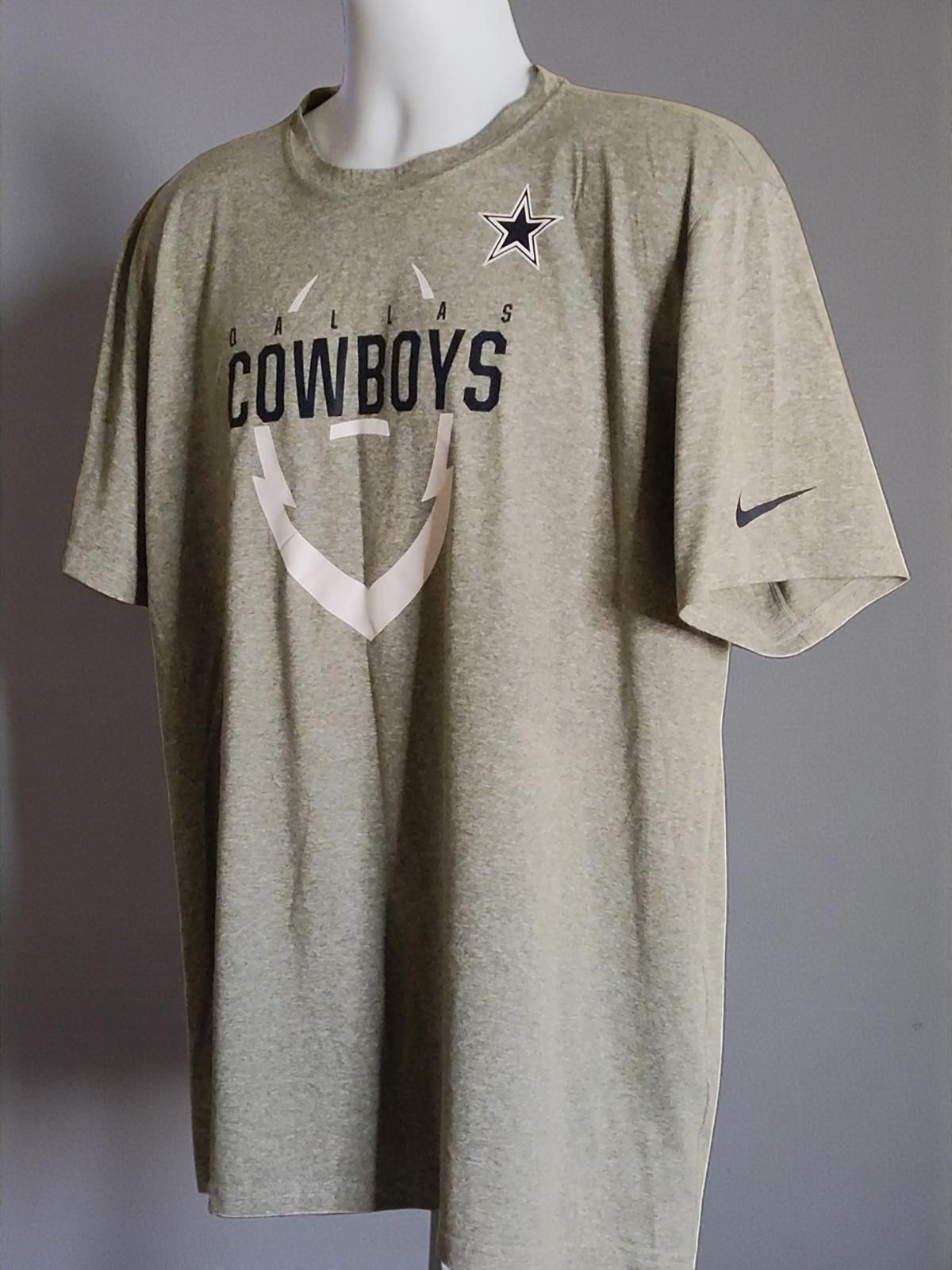 Nike Dallas Cowboys Official NFL Dri-FIT XL T-Shirt Size US XL / EU 56 / 4 - 3 Thumbnail