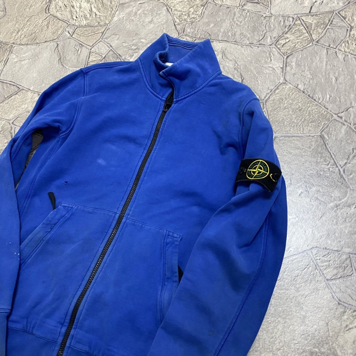 Stone Island Stone Island Full Zip Sweater Blue Size US L / EU 52-54 / 3 - 2 Thumbnail