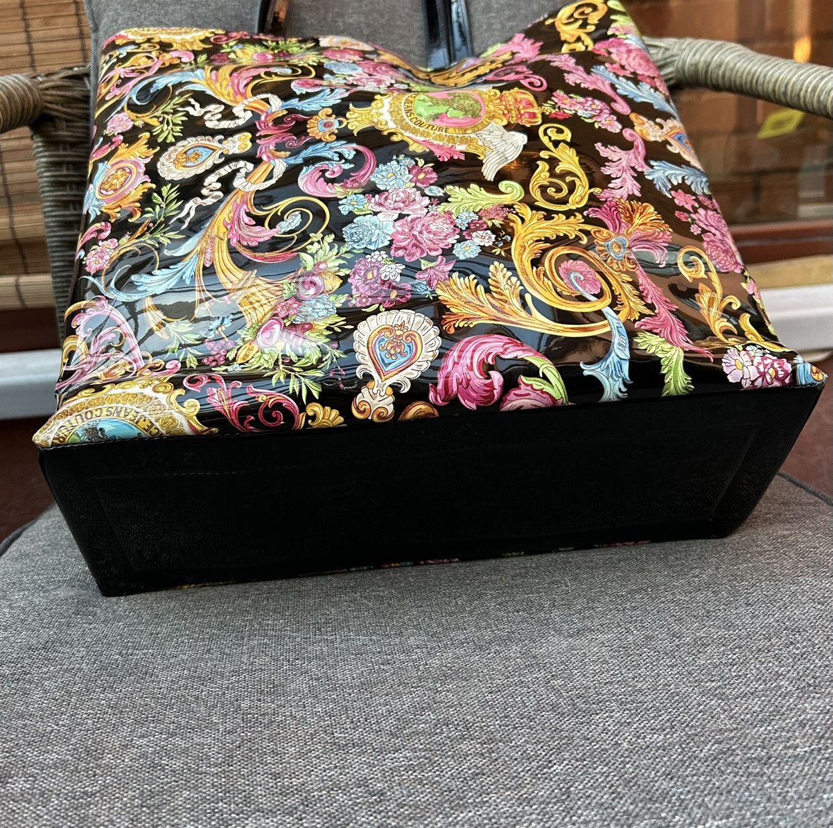 Versace Jeans Couture Versace Jeans Couture Versailles Baroque Print Tote Bag Size ONE SIZE - 5 Thumbnail