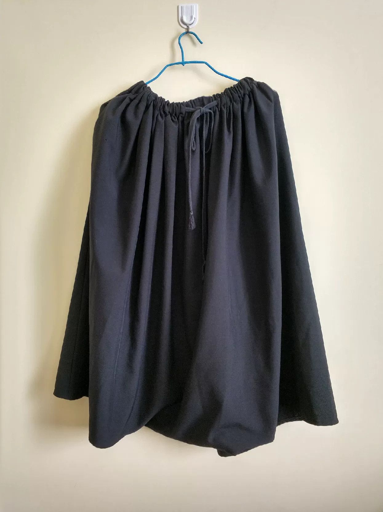 Yohji Yamamoto Black Pleated Skirt Pants for Men Size US 30 / EU 46 - 1 Thumbnail