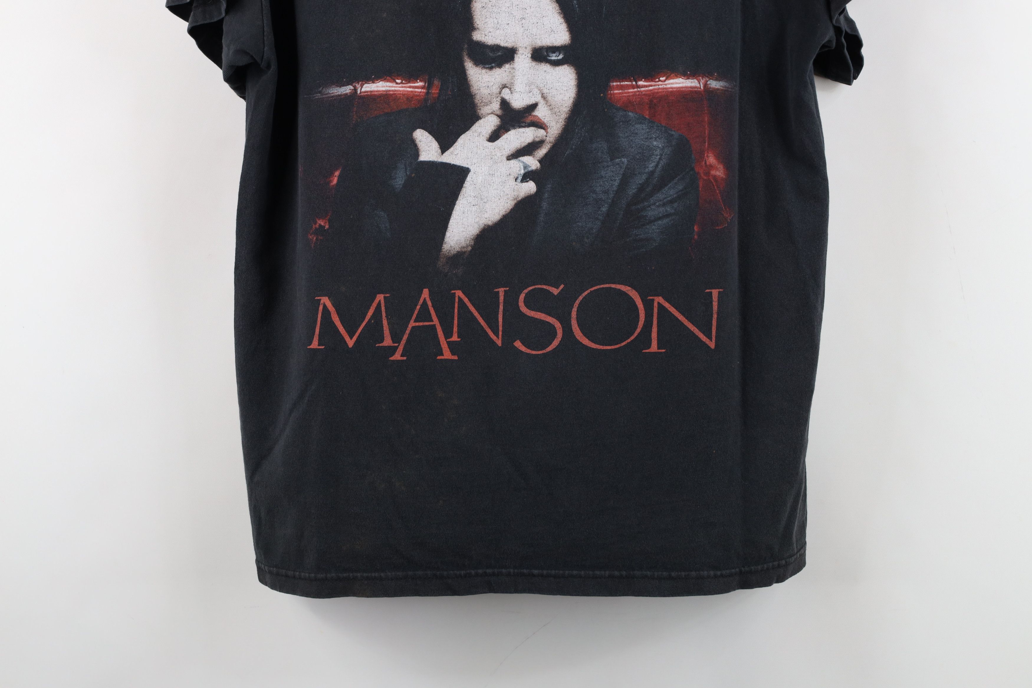 Vintage Vintage Y2K 2007 Me Drink Me Marilyn Manson Band T-Shirt Size M / US 6-8 / IT 42-44 - 3 Thumbnail