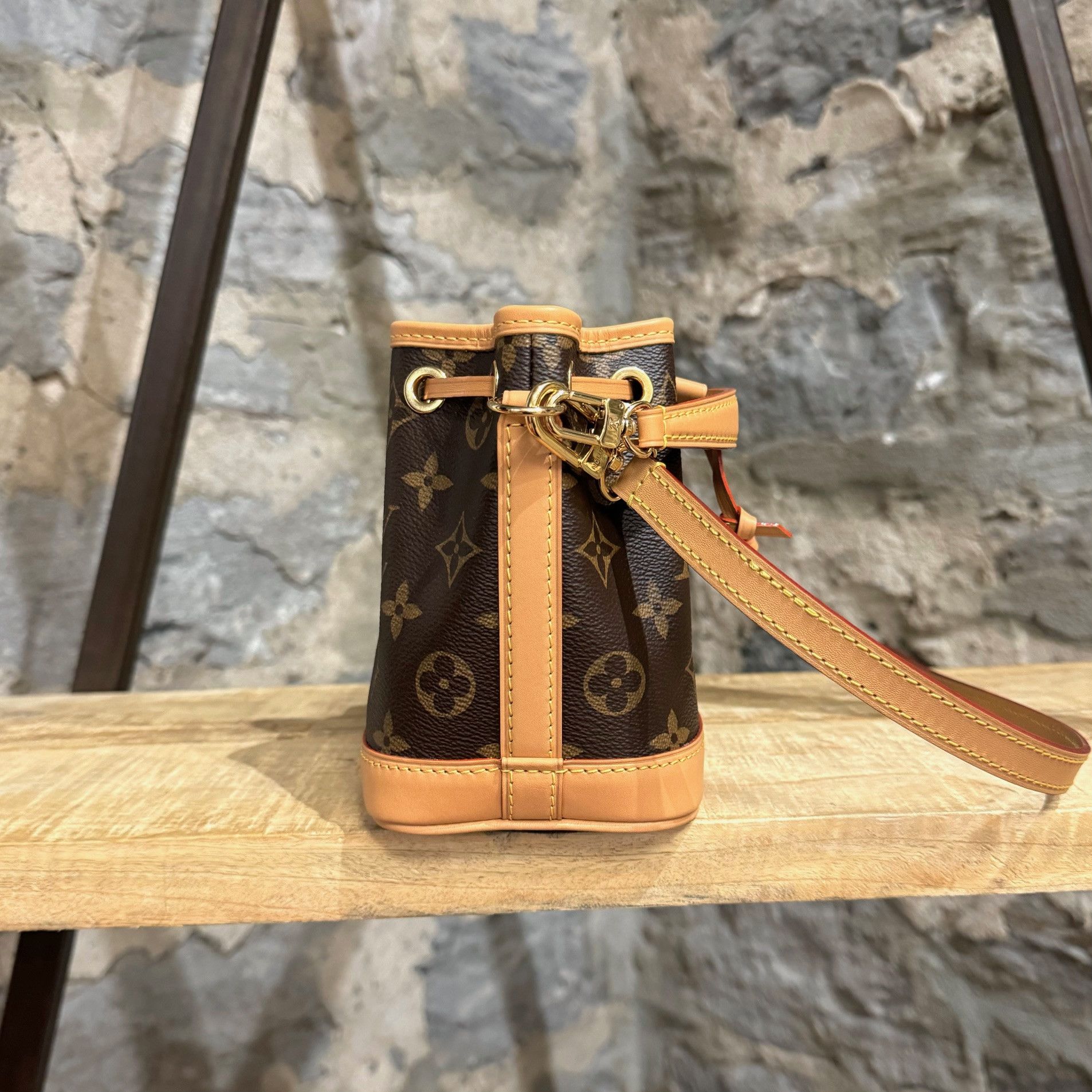 Louis Vuitton Louis Vuitton Monogram Nano Noe Crossbody Bucket Bag Size ONE SIZE - 7 Thumbnail