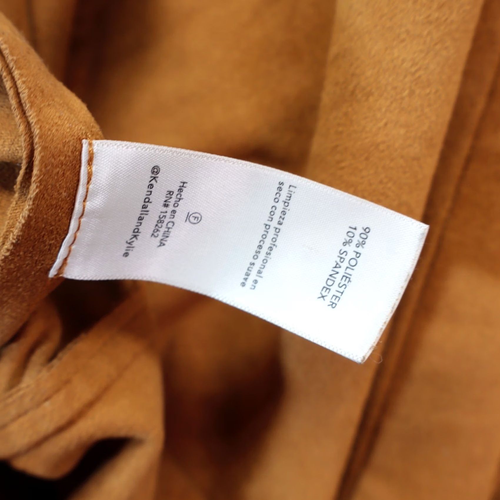 Vintage Kendall + Kylie Women Long Jacket Vest Orange Velour Button L Size L / US 10 / IT 46 - 7 Thumbnail