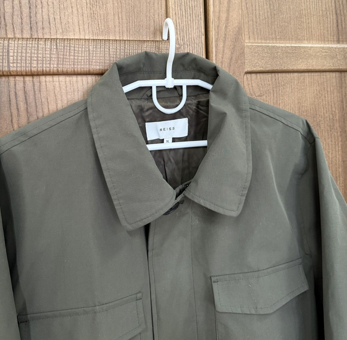 Reiss Reiss Khaki Goretex Trench Jacket Mens Size XL Size US XL / EU 56 / 4 - 6 Thumbnail