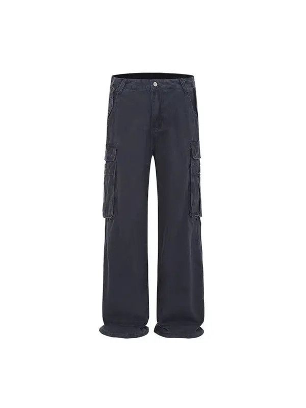VIBE Workwear baggy vintage washed street Y2K casual trousers Size US 32 / EU 48 - 1 Thumbnail