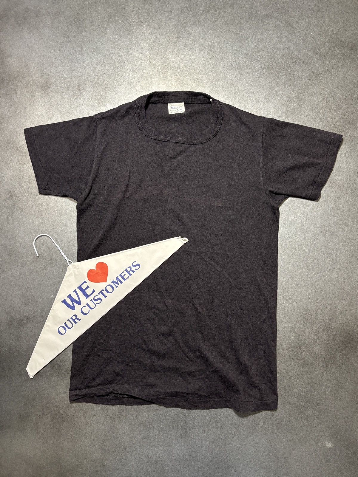 Jockey 1970s Blank Tee 70s Vintage Jockey Single Stitch USA 80s S Size US S / EU 44-46 / 1 - 1 Thumbnail