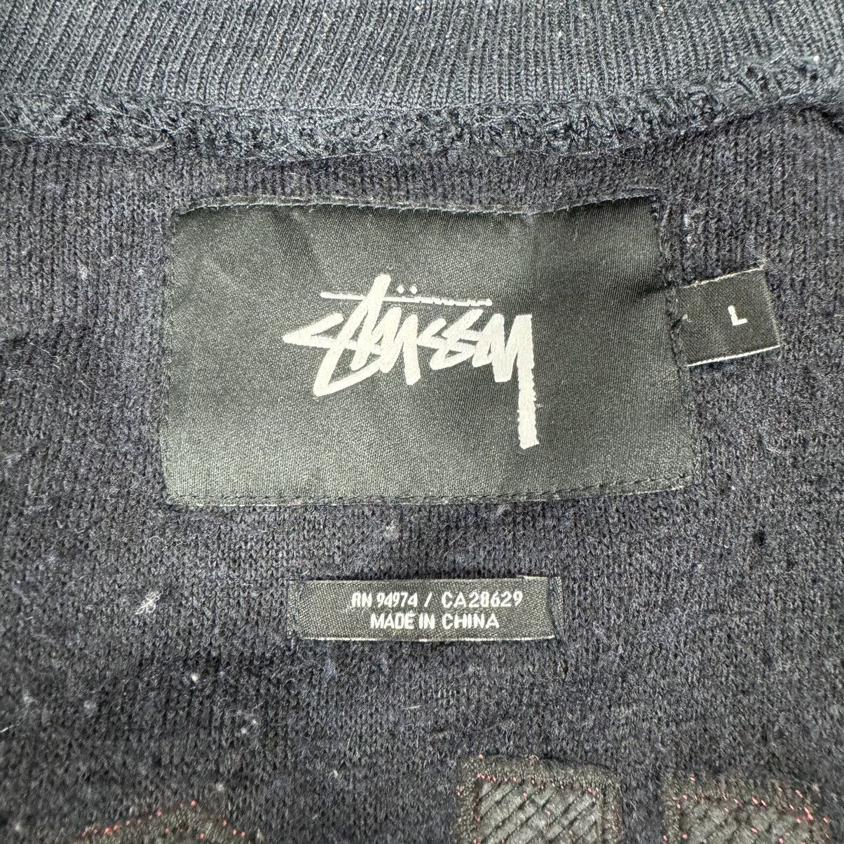 Stussy ☀️STUSSY FLEECE DEEP PILE VARSITY SNAP BUTTON JACKET Size US L / EU 52-54 / 3 - 10 Thumbnail