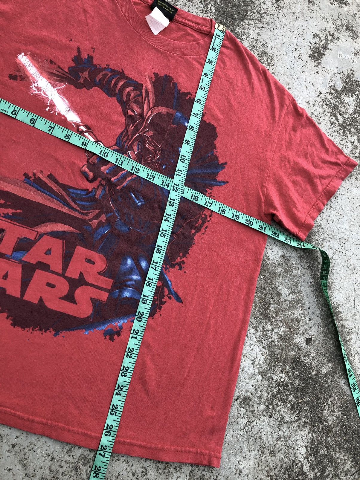 Star Wars VINTAGE STAR WARS FADED RED TEE Size US L / EU 52-54 / 3 - 3 Thumbnail