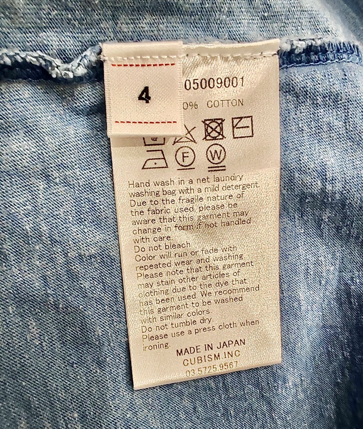 Visvim Visvim 21ss ICT Jumbo Tee Dmgd Indigo Size US XL / EU 56 / 4 - 7 Thumbnail