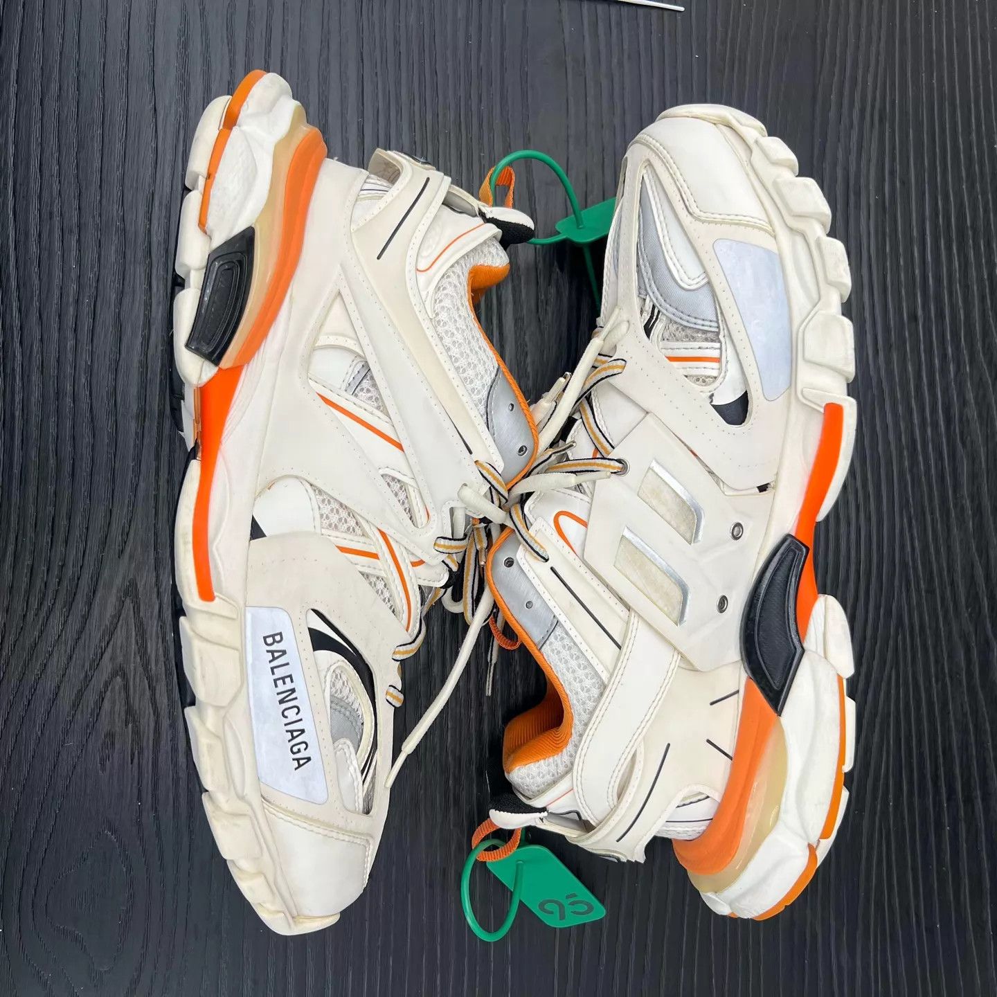 Balenciaga Balenciaga Track White Orange 43 New Size US 10 / EU 43 - 3 Thumbnail